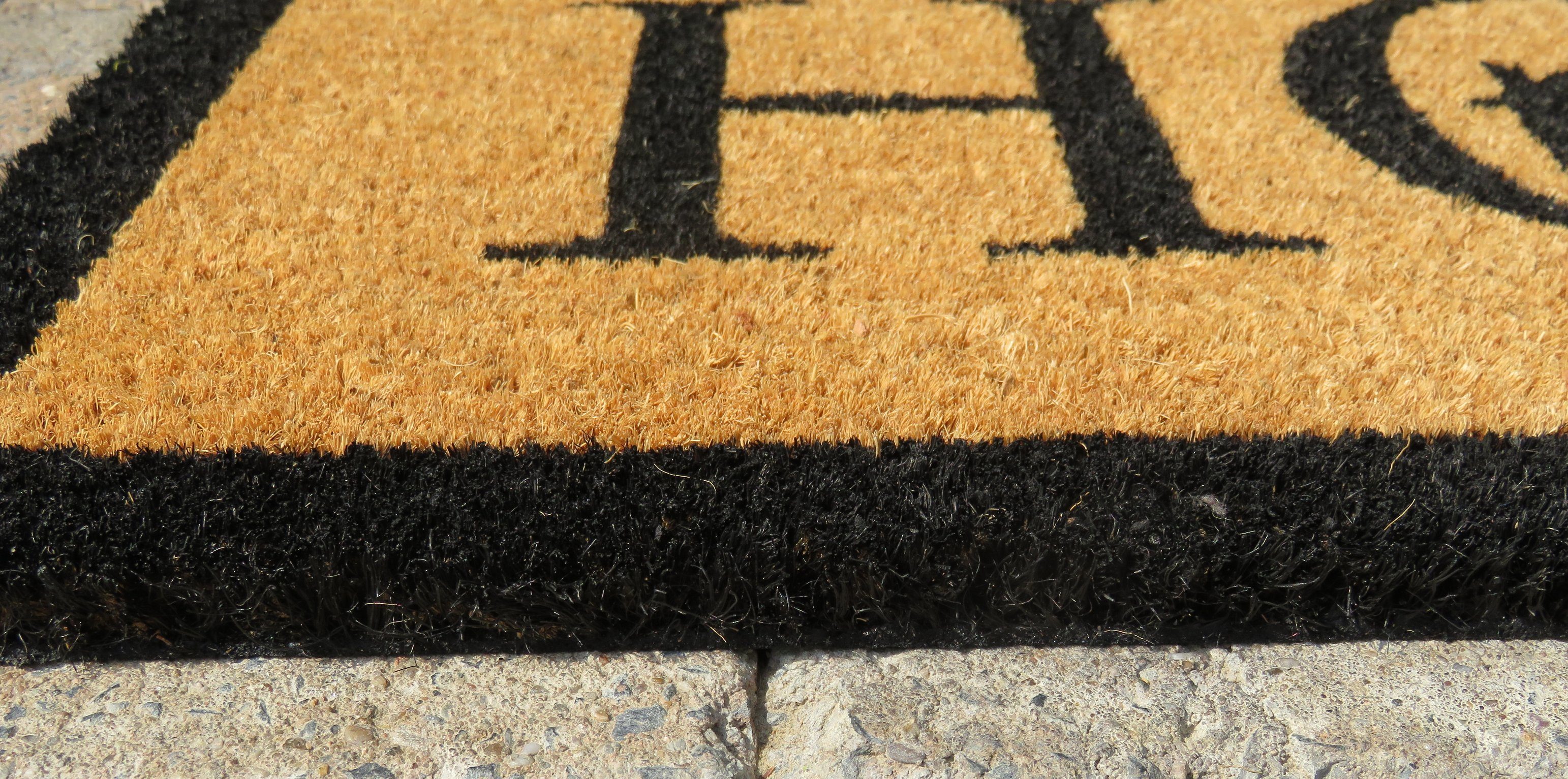 oKu-Tex Fußmatte Raja+ Kokosmatte mit Aufdruck, verschiedene Motive, Türvor günstig online kaufen