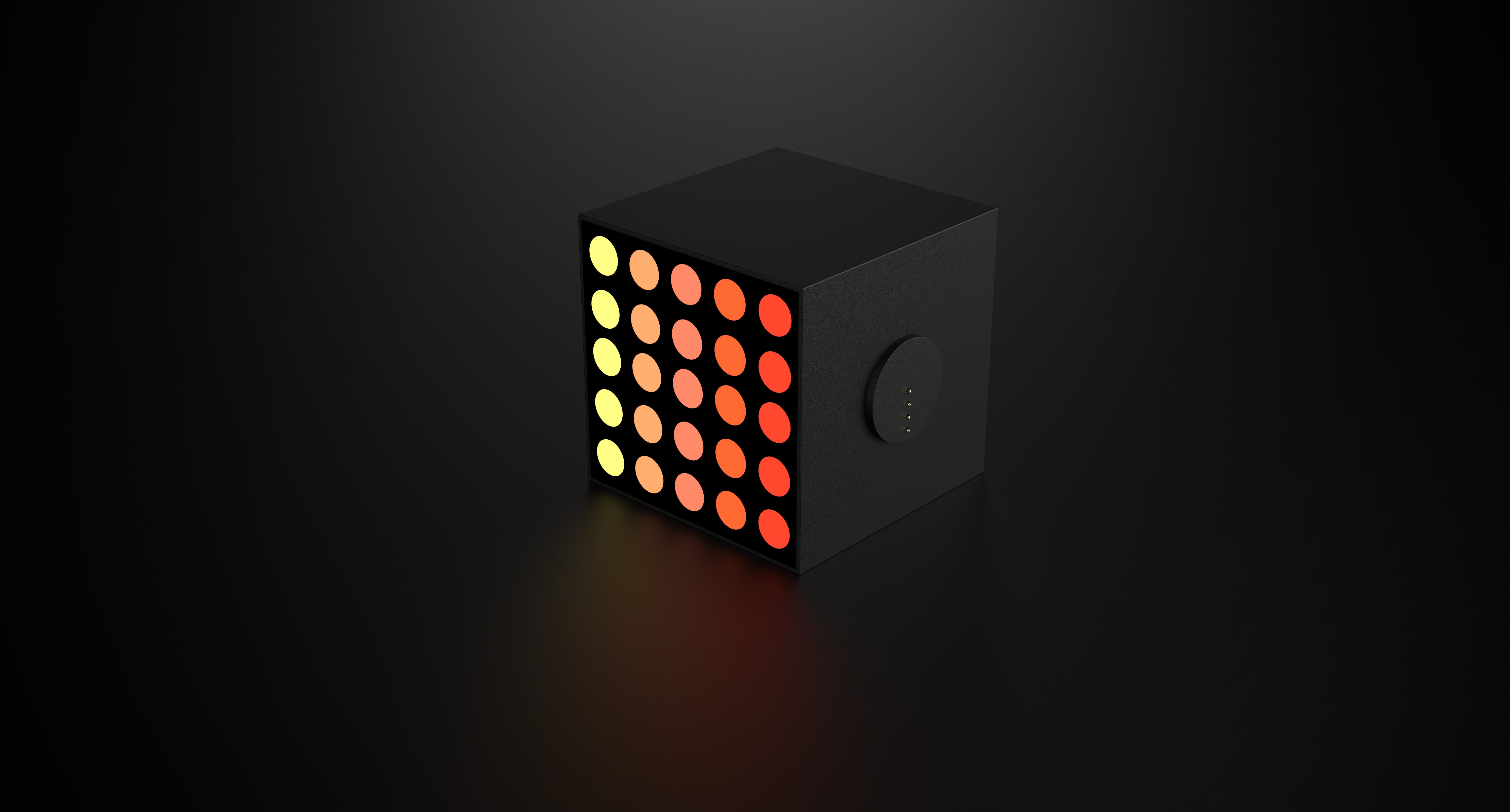 yeelight LED Würfel Light Gaming Cube Matrix and Rooted Base Wi-Fi, LED fest integriert, RGB, Pixel-LED Matrix