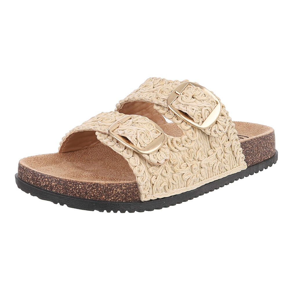 Ital-Design Stylische Damen Sandalen mit Doppelschnalle günstig online kaufen
