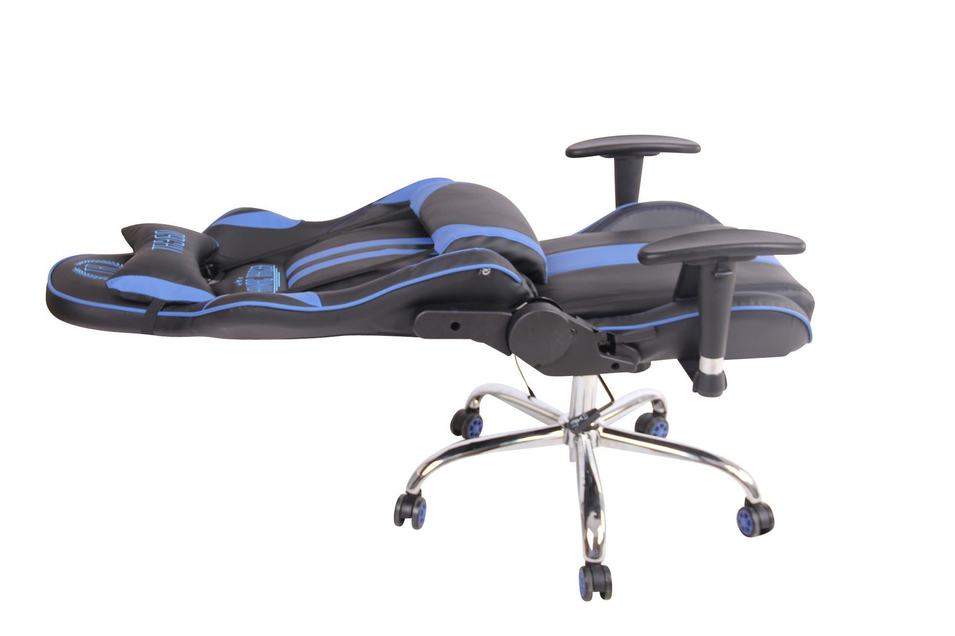 Gaming Kunstleder, Massagefunktion CLP Chair XM Limit schwarz/blau mit