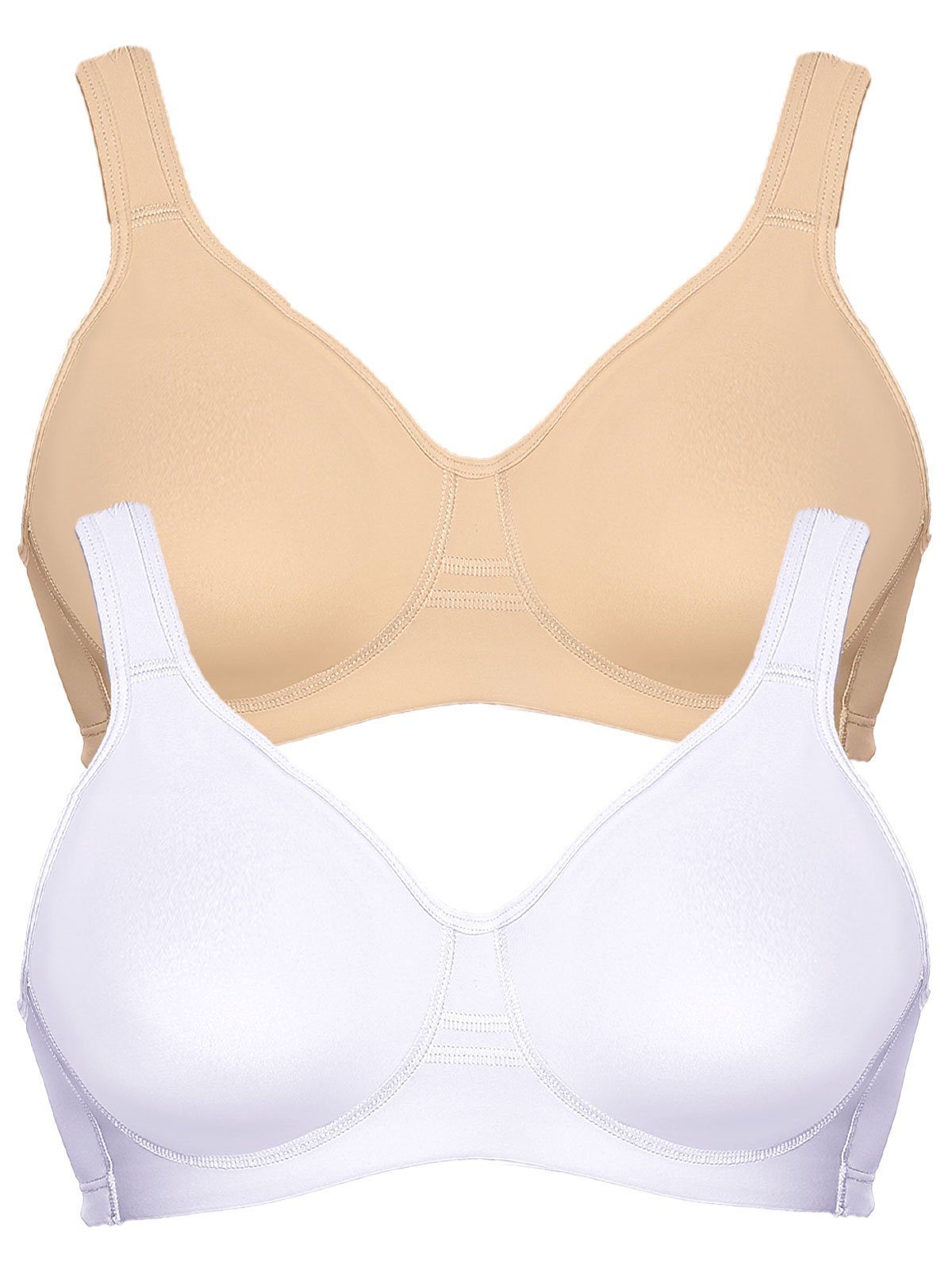 Viania Sport-BH 2er Pack Sport BH Workout (Spar-Set, 2-tlg) nahtlos