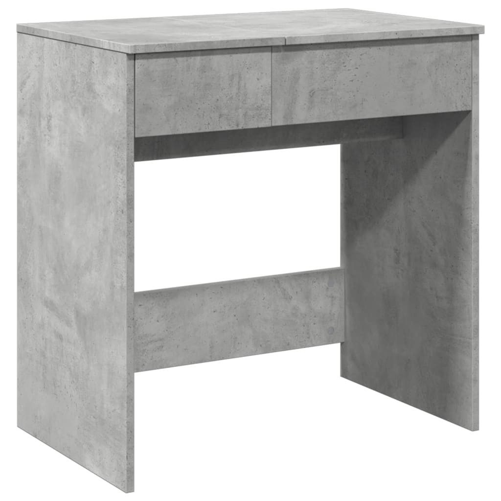 vidaXL Schminktisch Schminktisch mit Spiegel Betongrau 73x46,5x120 cm (1-St)