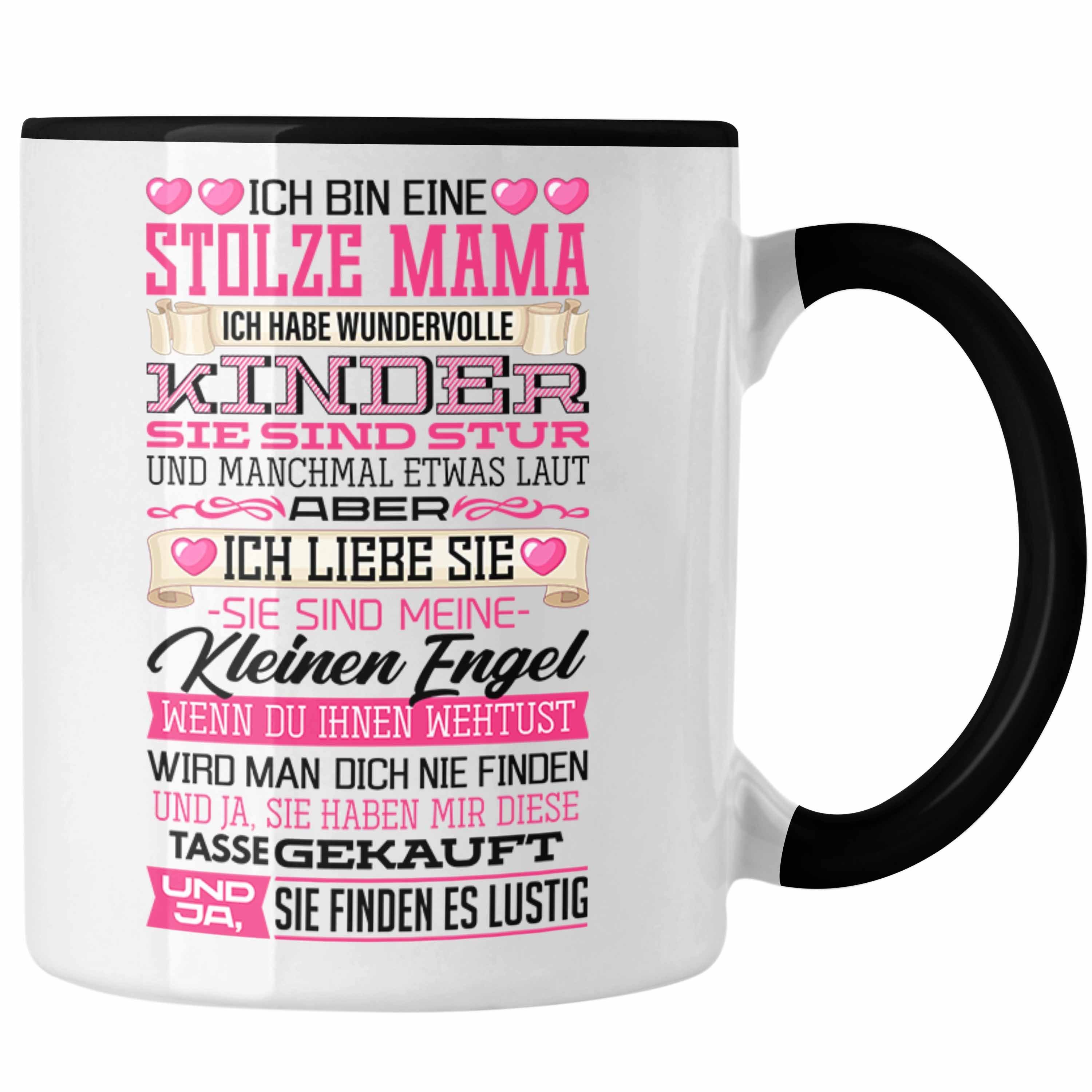 Geschenk Gekauft Söhnen Mama - Geburtstag Geschenkidee Tasse von Diese Trendation Tasse Mir Töchter Von Sie Tasse Und Haben Ja Schwarz Kindern Trendation