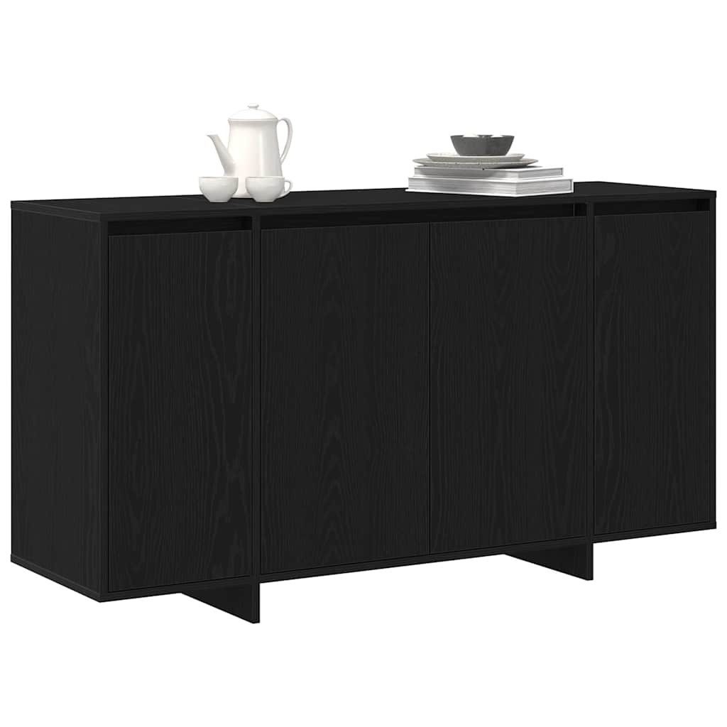 vidaXL Sideboard Sideboard Schwarz Eichen-Optik 135 günstig online kaufen