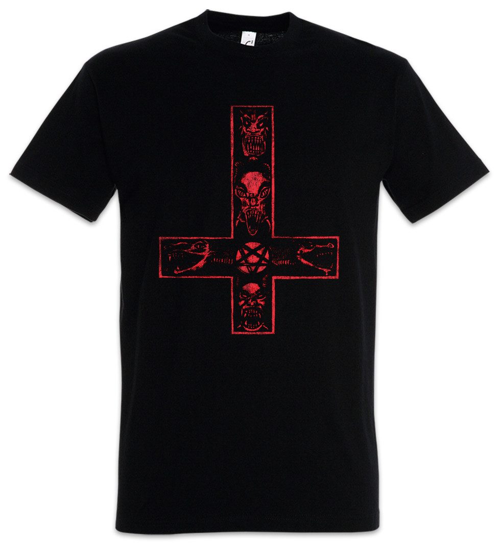 Urban Backwoods Print-Shirt Satanic Cross Herren günstig online kaufen