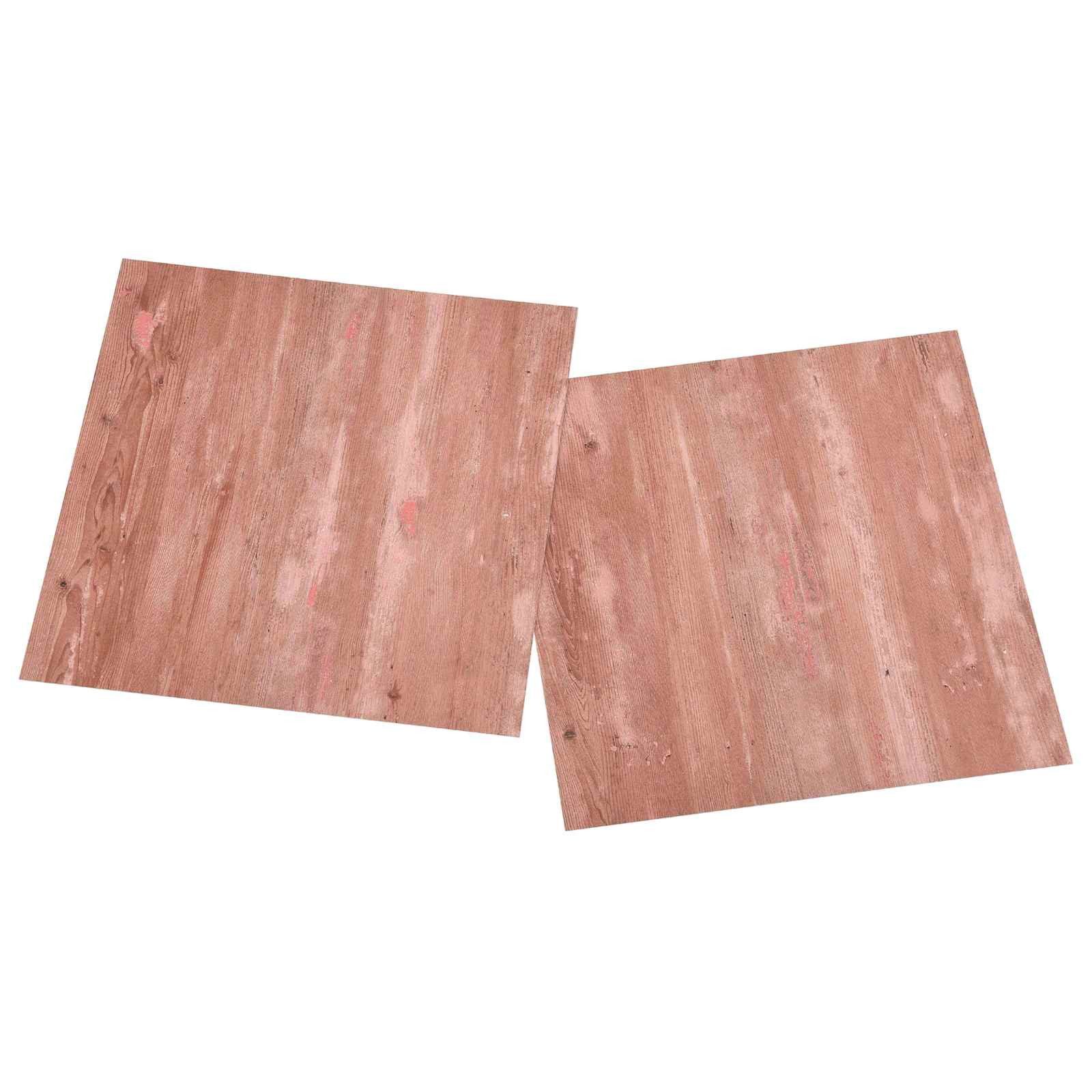 vidaXL Teppichboden Selbstklebende Bodenplanken 30,5 x 30,5 cm 20 pcs PVC Rot, Quadratisch