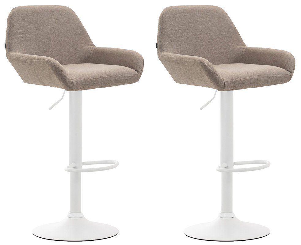 CLP Barhocker Braga Stoff (2er Set, günstig online kaufen