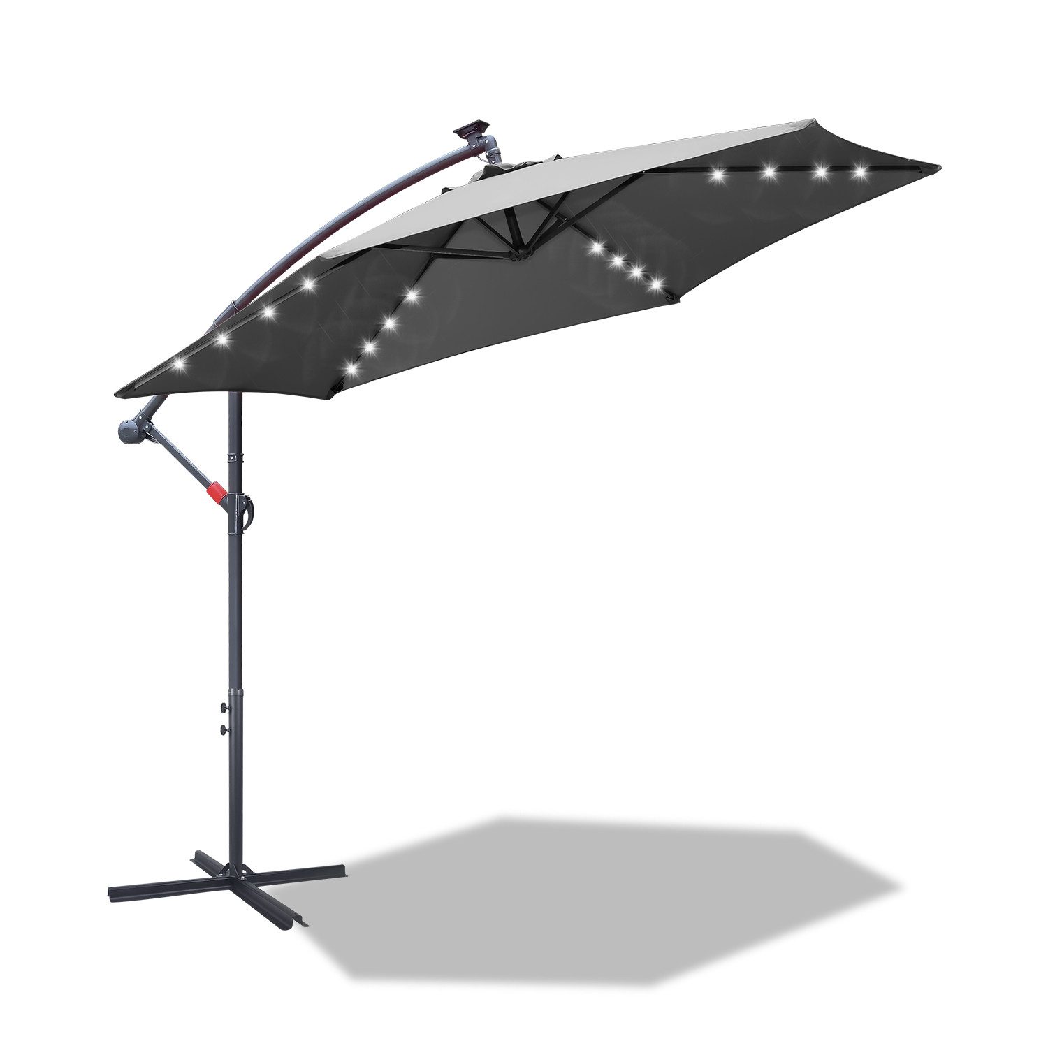 Clanmacy Sonnenschirm Sonnenschirm 300/350cm Terrassen Balkonschirm günstig online kaufen