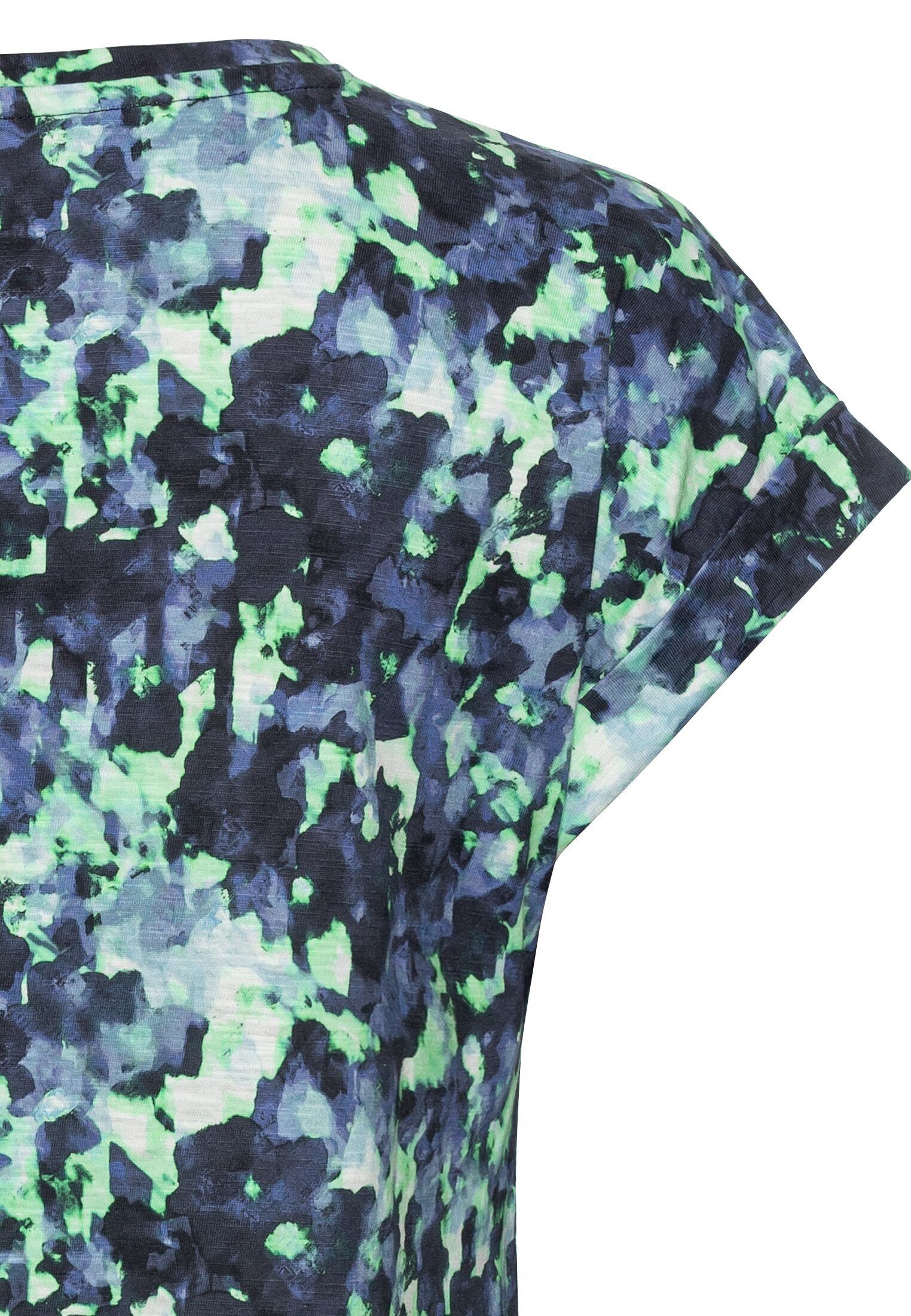 camel active T-Shirt mit zertifiziertem Organic Cotton Kurzarm Rundhals