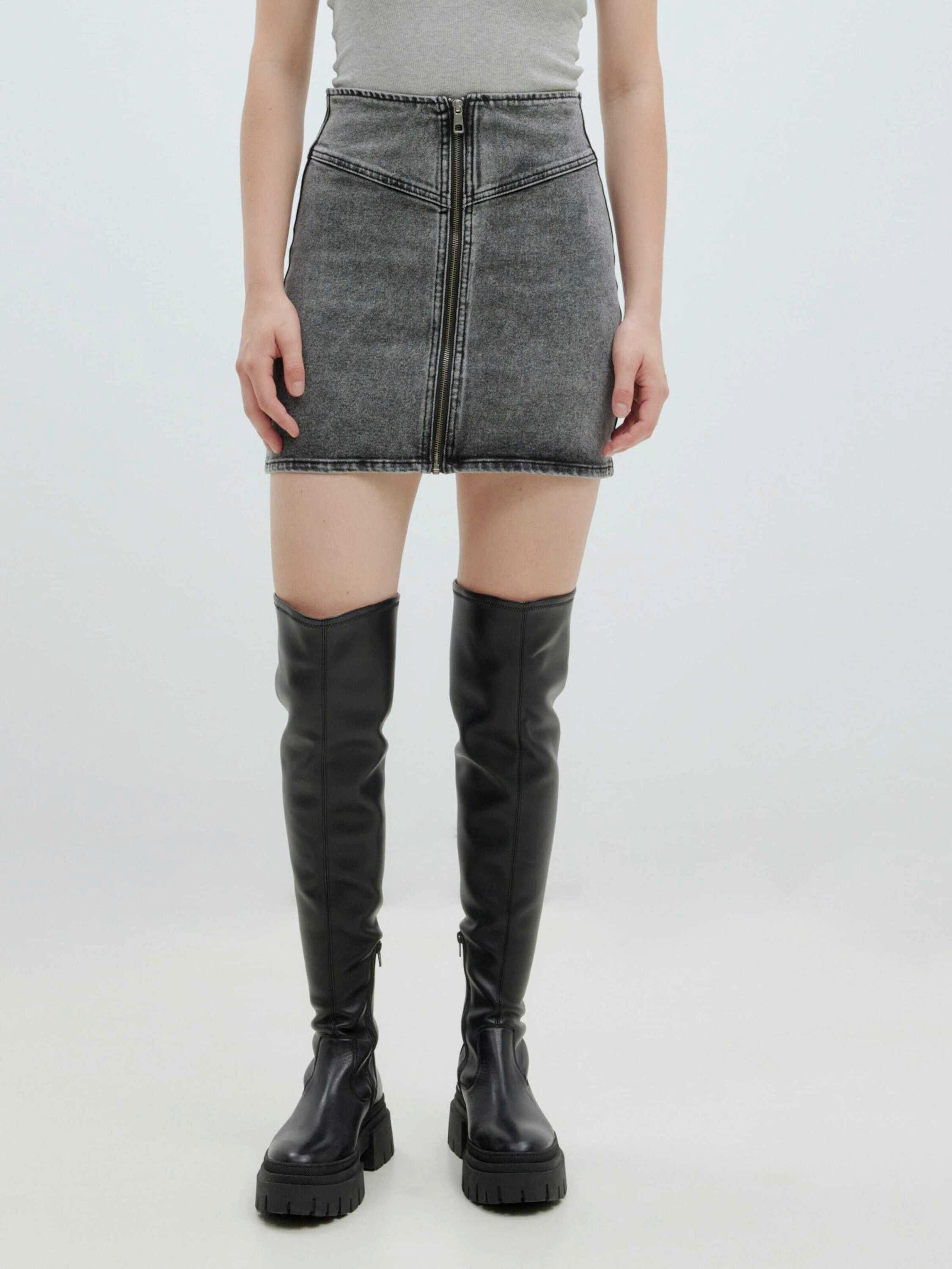 EDITED Jeansrock Sadie (1-tlg) Plain/ohne Details günstig online kaufen