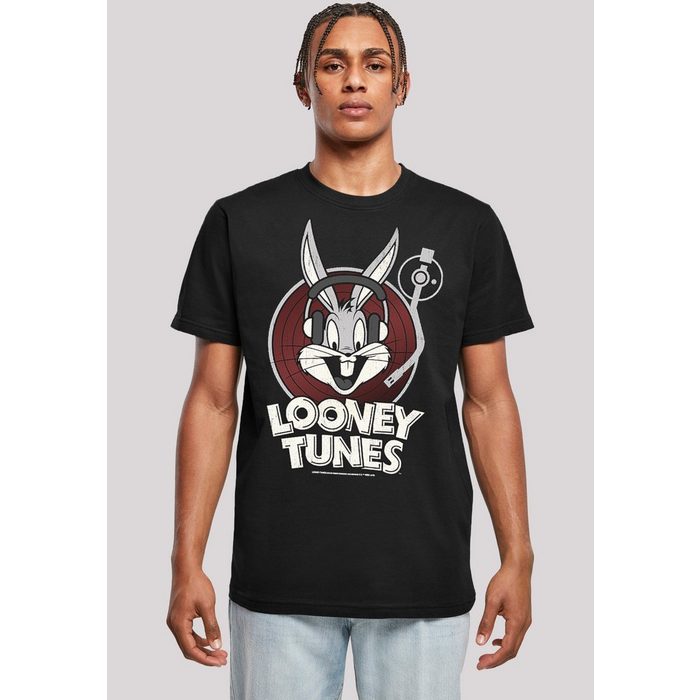 F4NT4STIC T-Shirt T-Shirt 'Looney Tunes Bugs Bunny' Herren Premium Merch Regular-Fit Basic Bedruckt