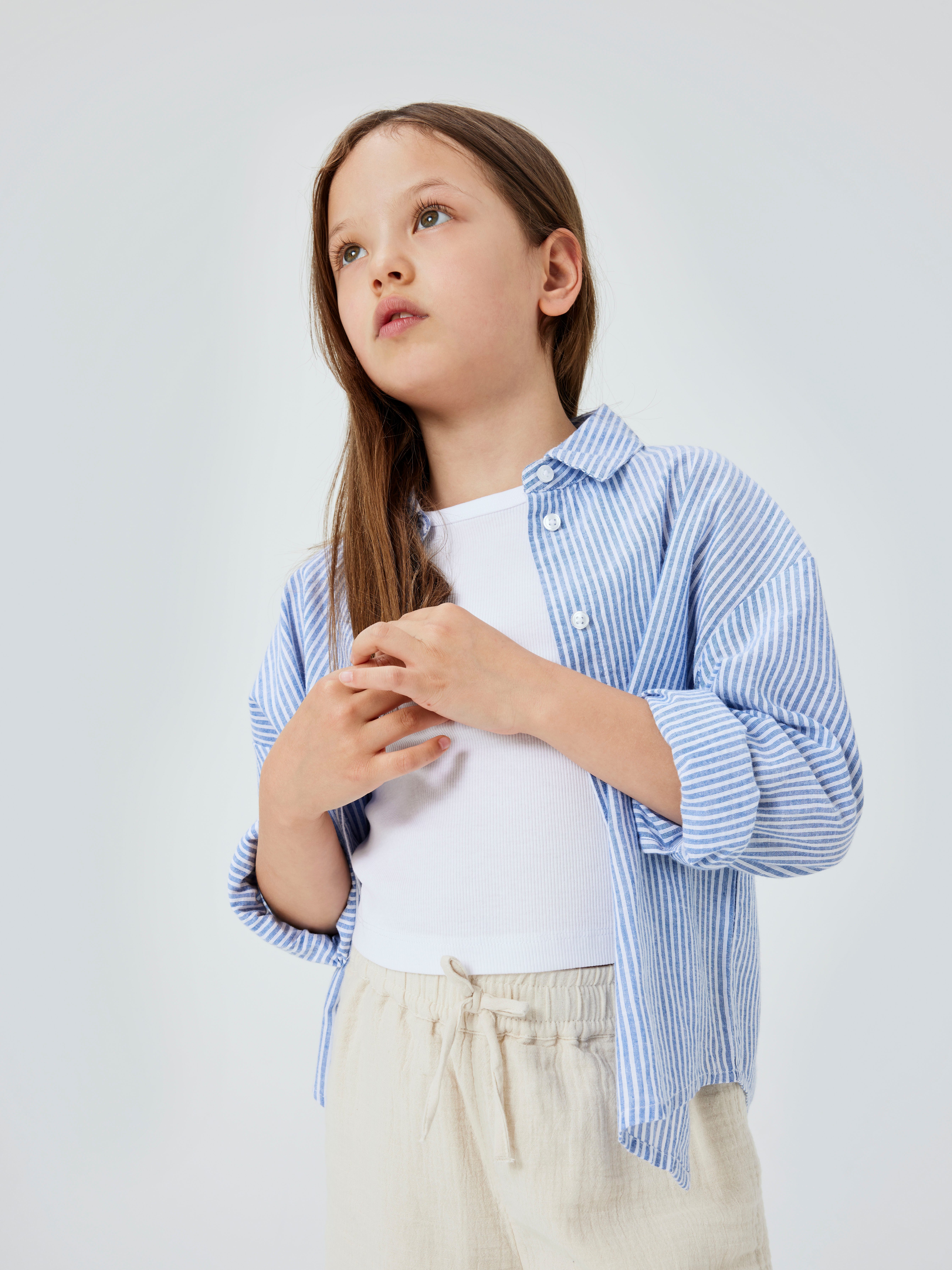 Name It Tanktop NKFNAKAL SL SHORT TOP NOOS Baumwollmischung, verkürzte Form, Jersey Rippware