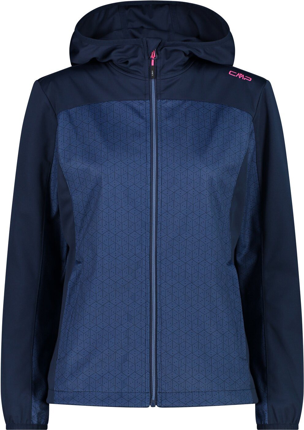 Anorak WOMAN JACKET FIX HOOD BLUE-LIGHTER