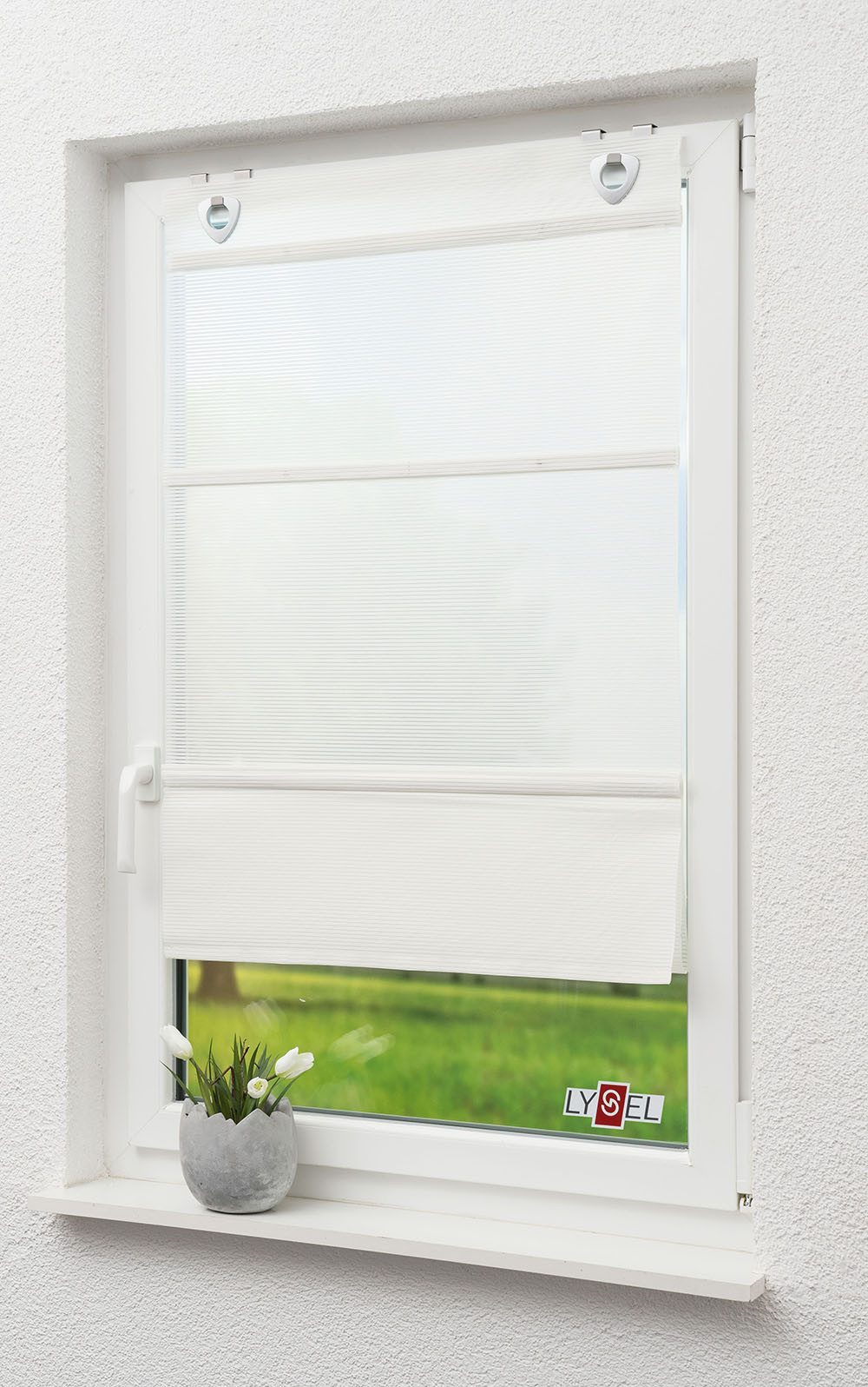 LYSEL® Raffrollo Bambusstruktur, HxB 130x45cm günstig online kaufen