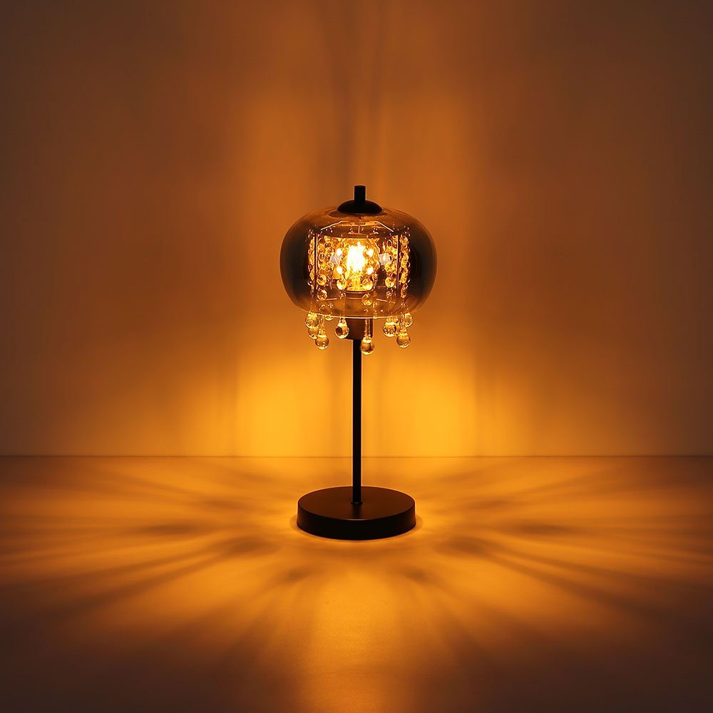 Tischlampe Metall Wohnzimmerlampe Schreibtischlampe Beistelllampe LED Tischleuchte, etc-shop