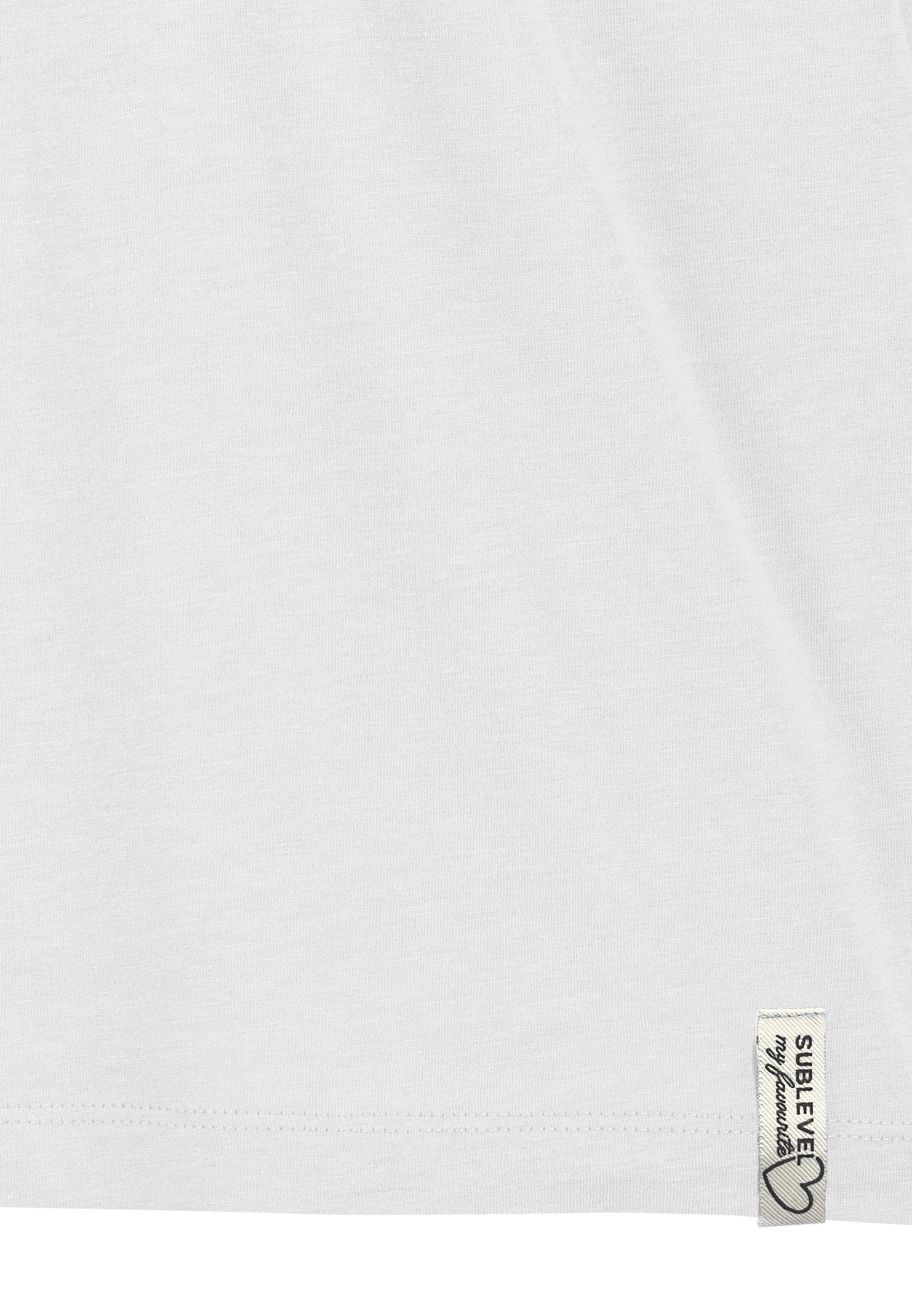 SUBLEVEL T-Shirt Gestreiftes mit Rundhalsausschnitt aus günstig online kaufen