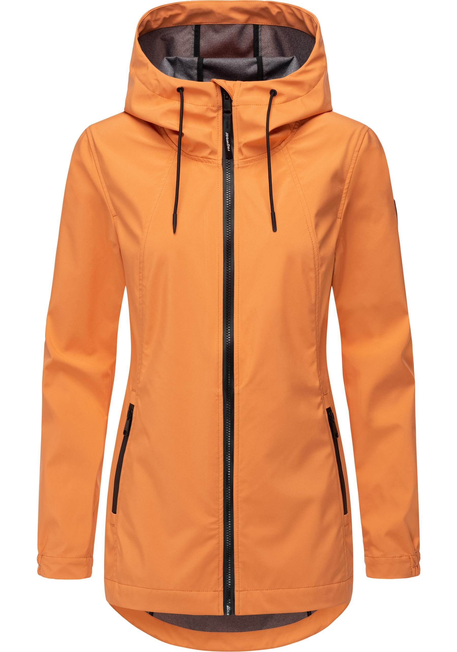 Ragwear Kurzmantel Zuzka Sport Wasserdichter kurzer Übergangsmantel für Damen