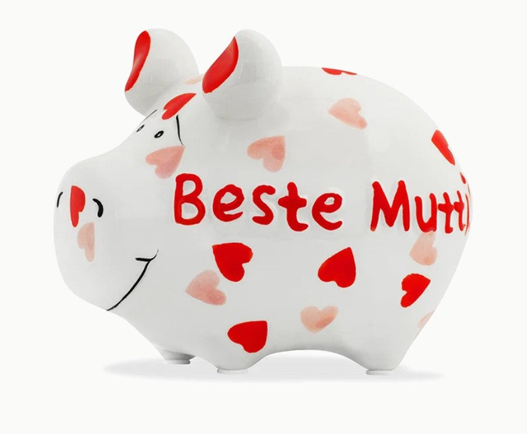 Sparschwein Company Spardose Sparschwein Company Sparschwein "Beste Mutti" B12,5×H9×T9