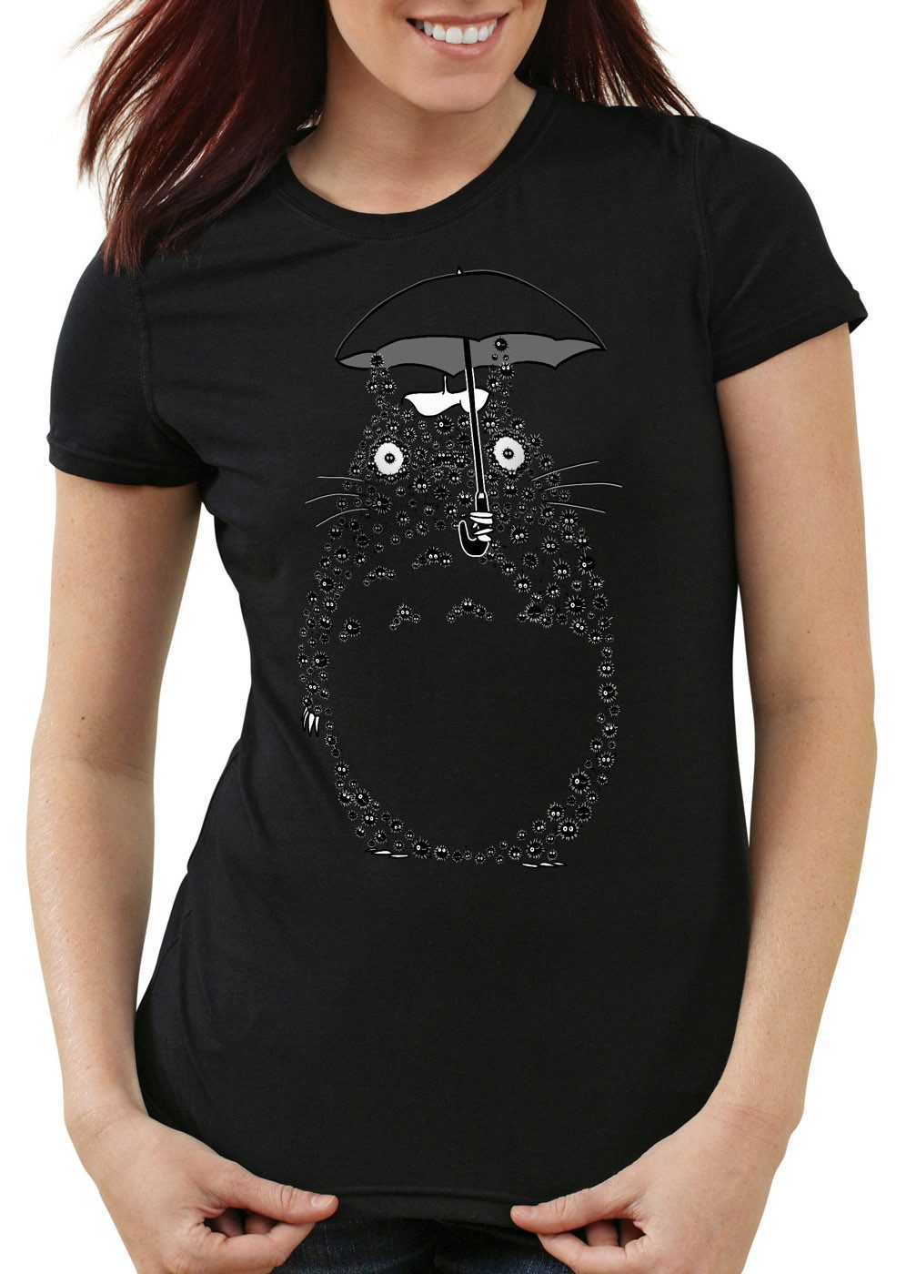 style3 T-Shirt Totoro Russmännchen neko ghibli günstig online kaufen