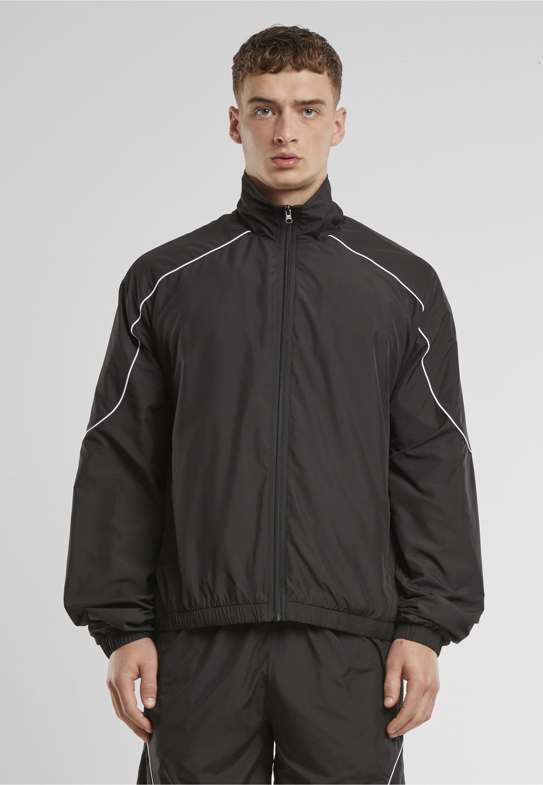 URBAN CLASSICS Trainingsjacke Urban Classics Piped Panel Trackjacket (1-St)