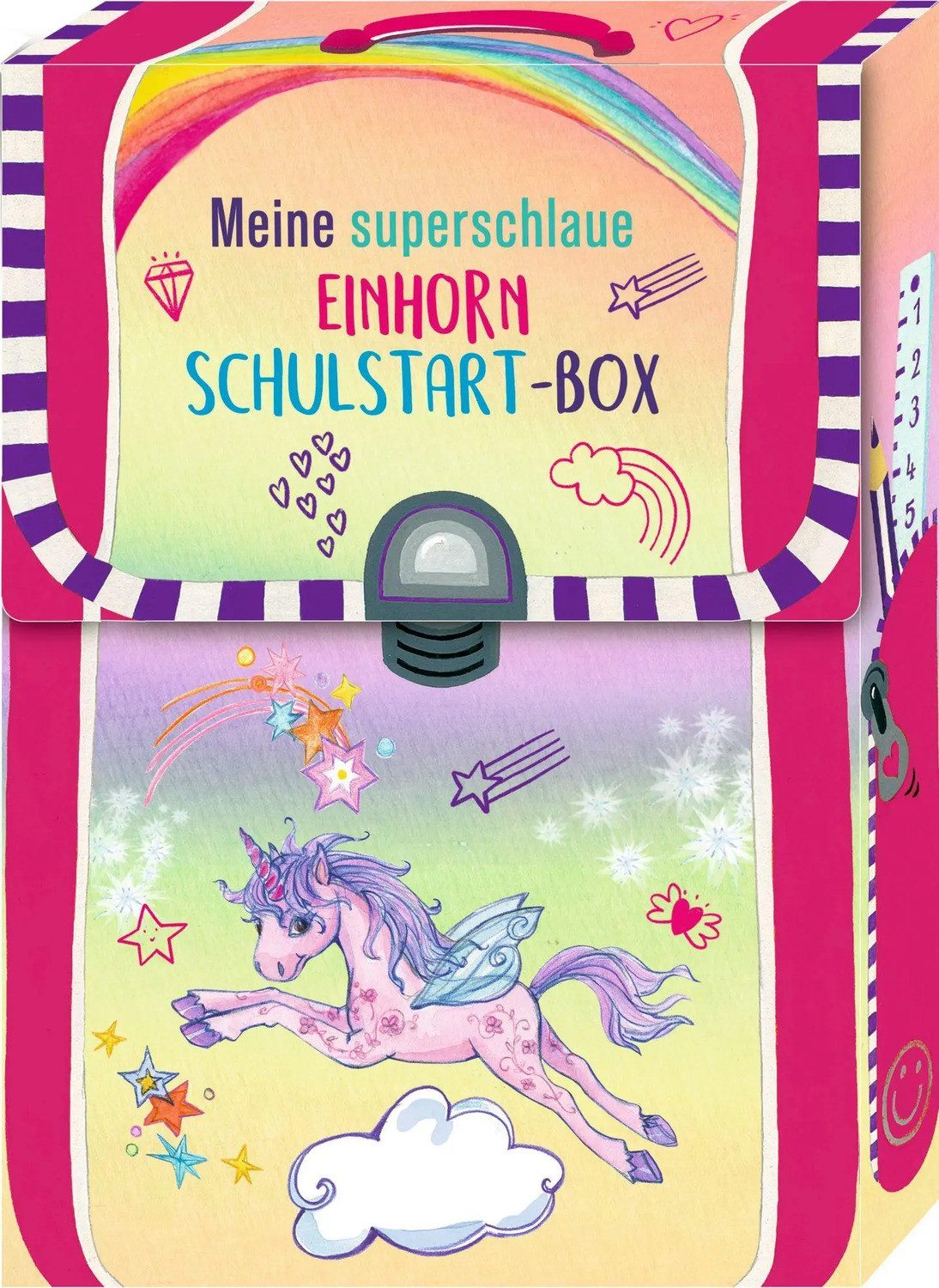 Coppenrath Spiel Meine superschlaue Einhorn Schulstart-Box (Einhorn-Paradies)