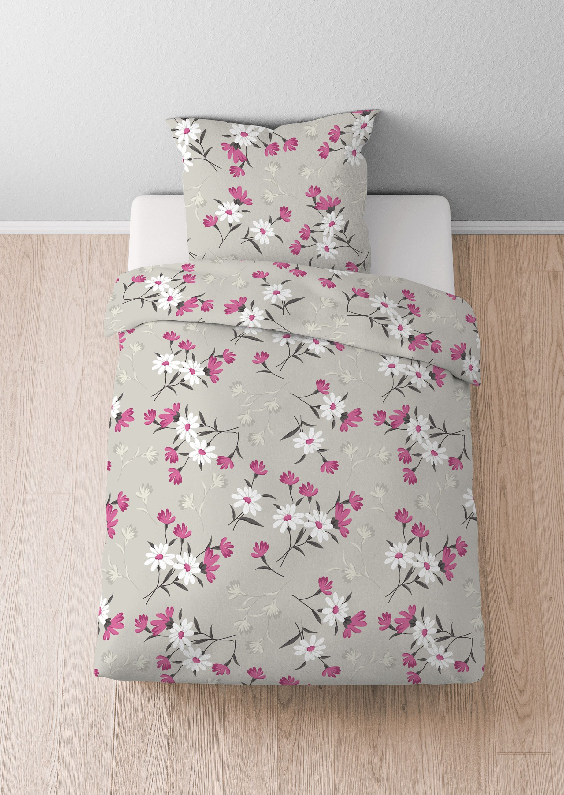 Castell - Markenbettwäsche Bettwäsche 0301129, Feinbiber, 2 teilig, wohlig günstig online kaufen