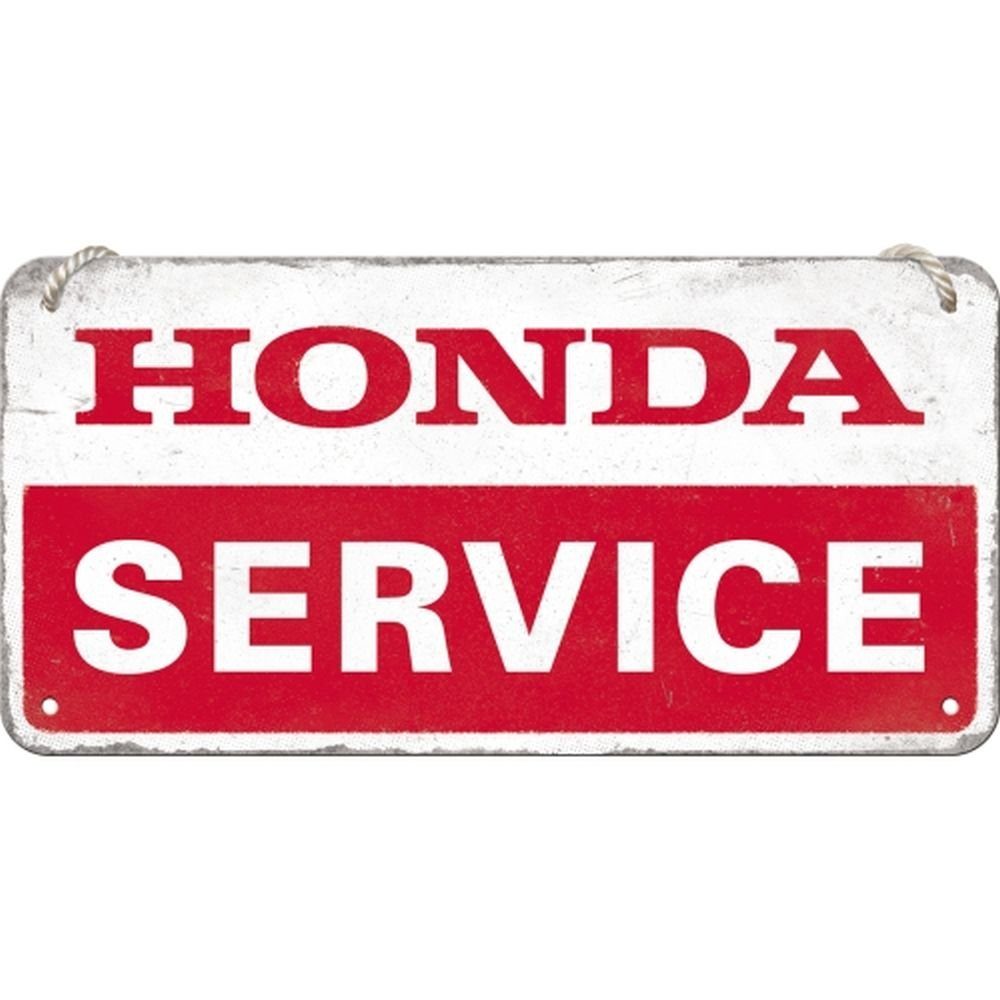 Metallschild Hängeschild - Honda MC - Service