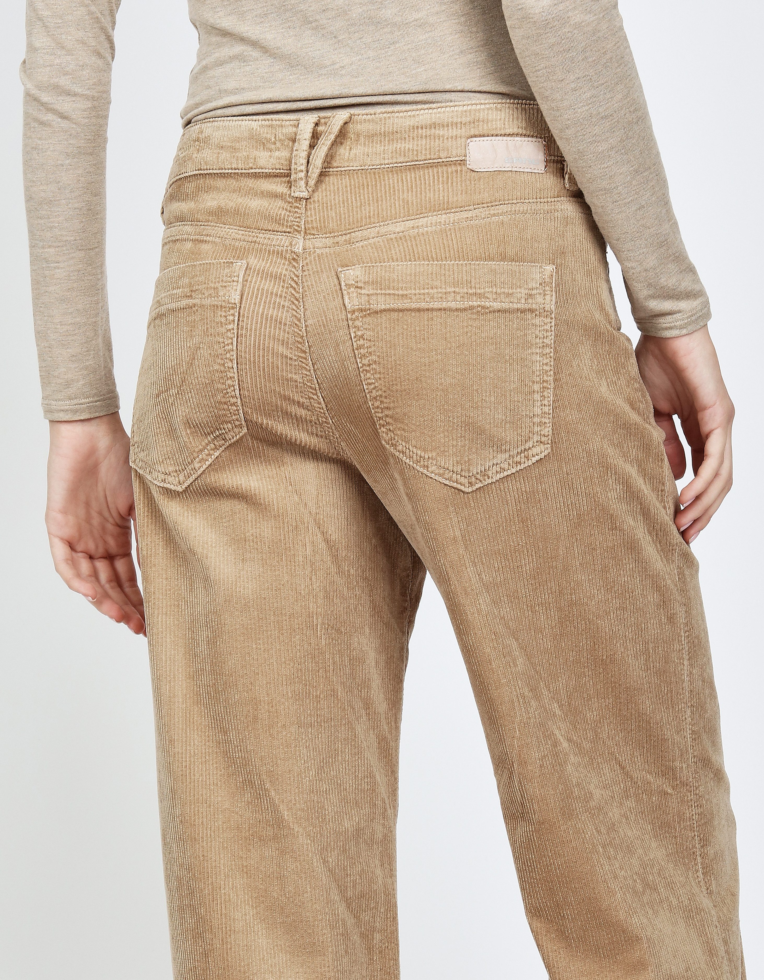 GANG Cordhose 94CARLOTTA LONG im Wide Fit mit geradem Beinverlauf