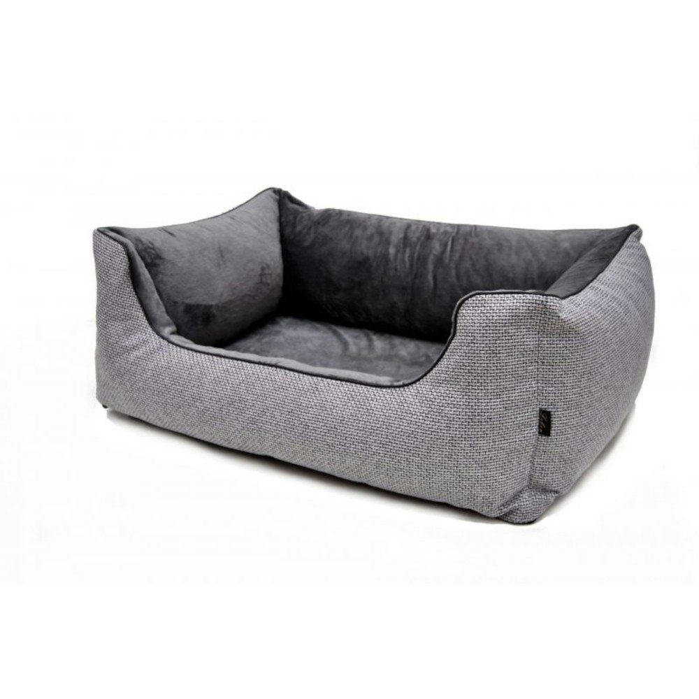 Ollesch Tierbett Lebon Hundebett Louis PLUS - Silver Größe: 80 x 60 cm