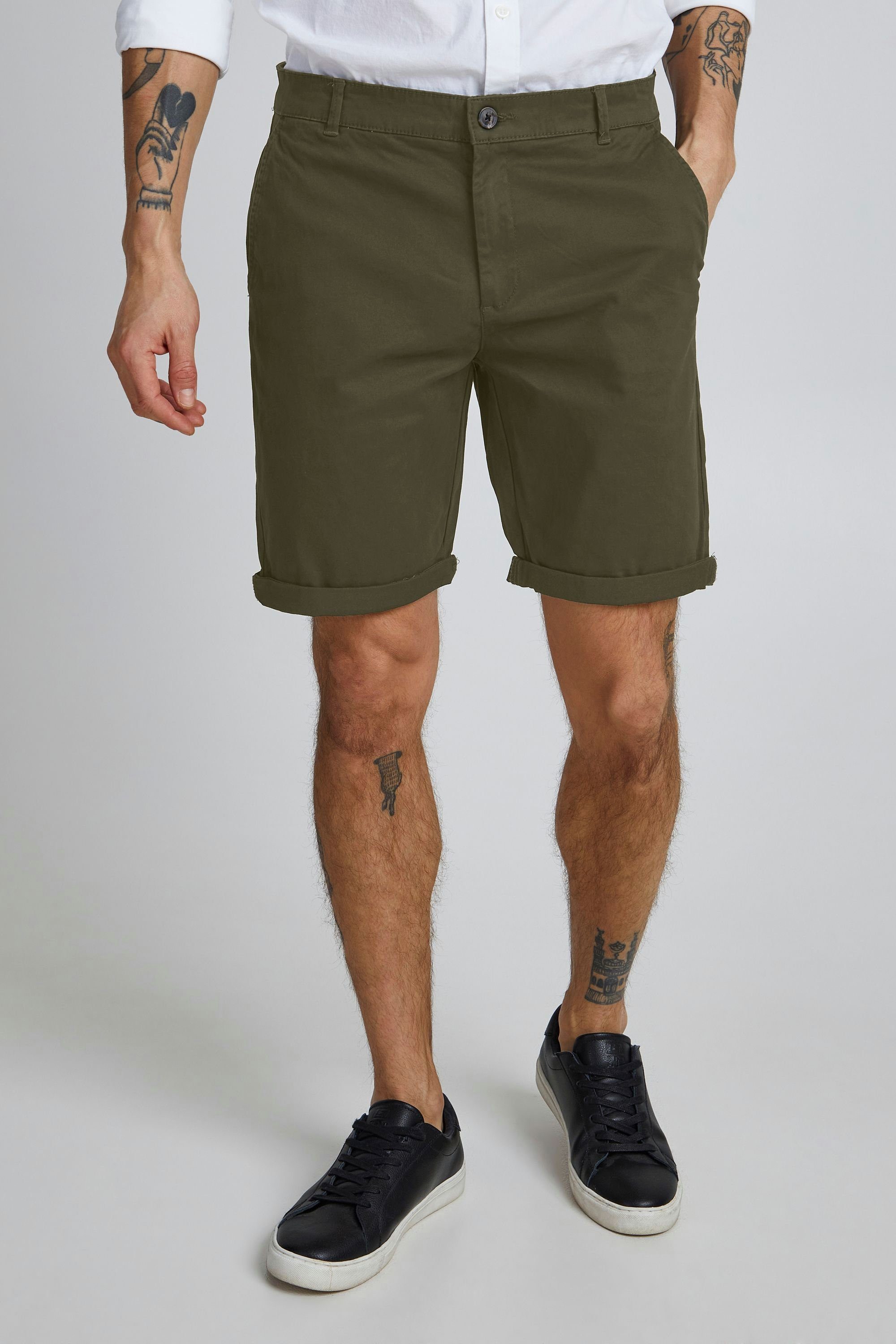 Solid Shorts 7193106, mit - Shorts Hose ROSIN 21200395 (793400) Knopfverschluss Rockcliffe Kurze 