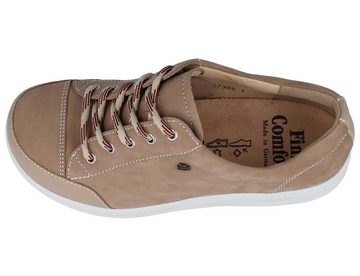 Finn Comfort Ikebukuro, beige, Schnürschuh Abrollsohle, Wechselfußbett