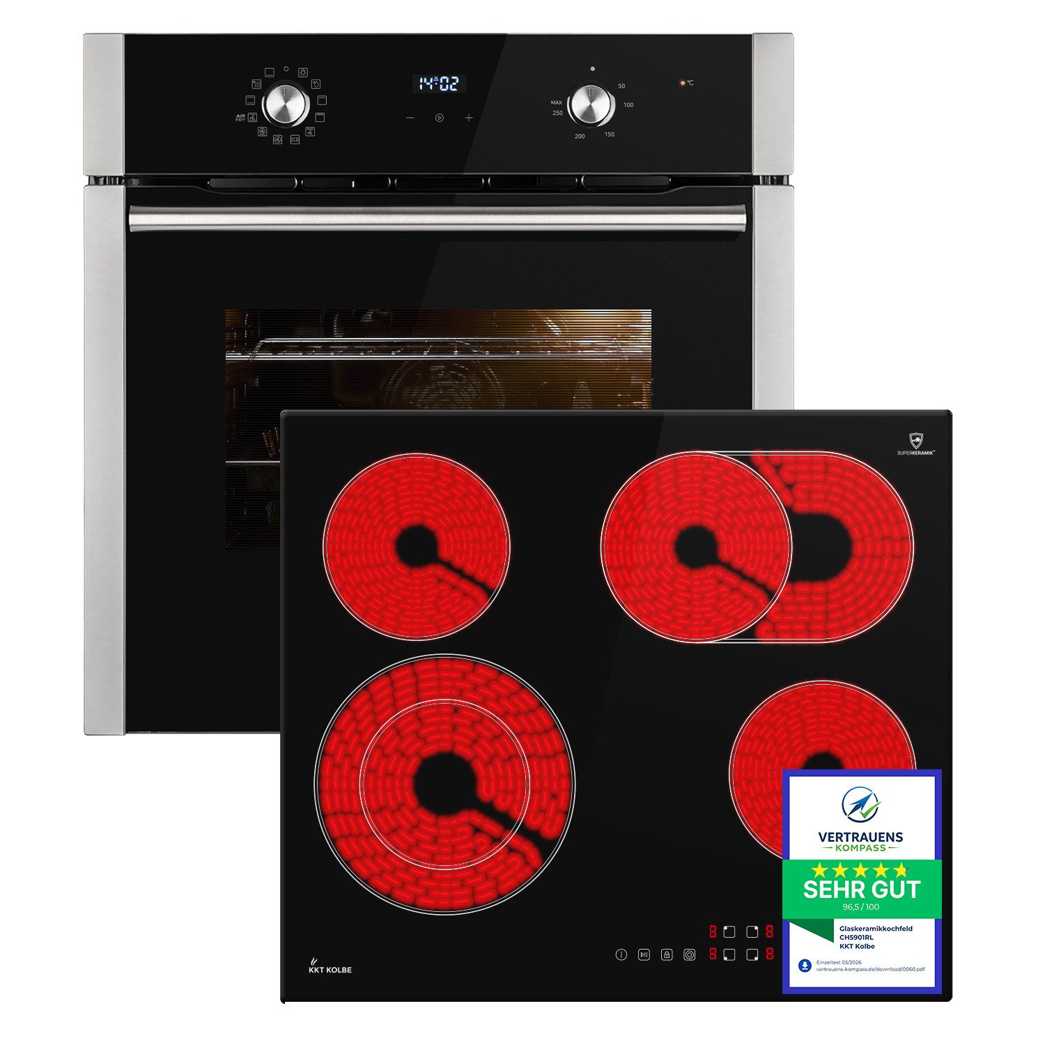 Backofen-Set Backofen und Kochfeld SET8810CH59RL