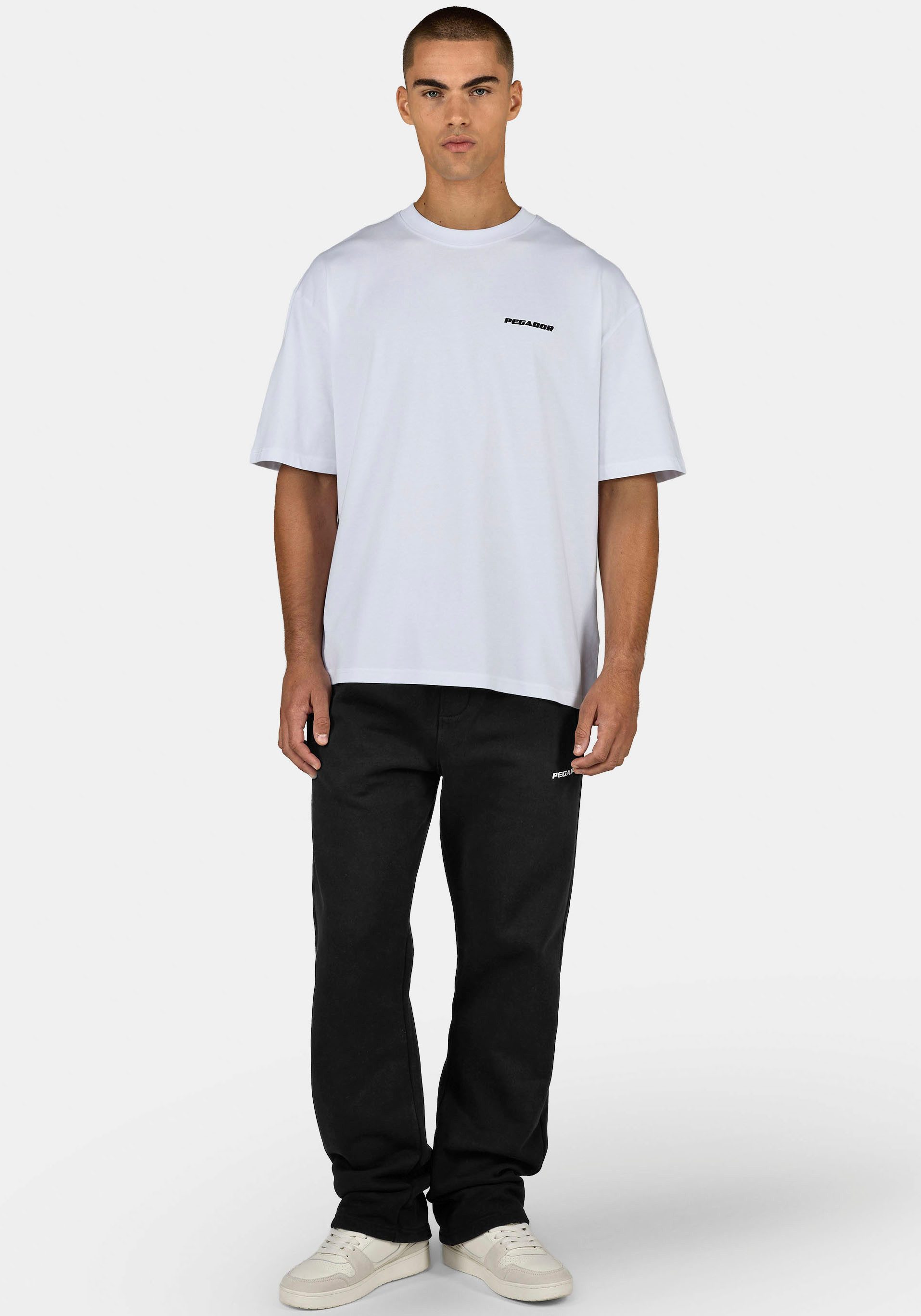 PEGADOR T-Shirt LOGO OVERSIZED TEE Baumwolle, oversize