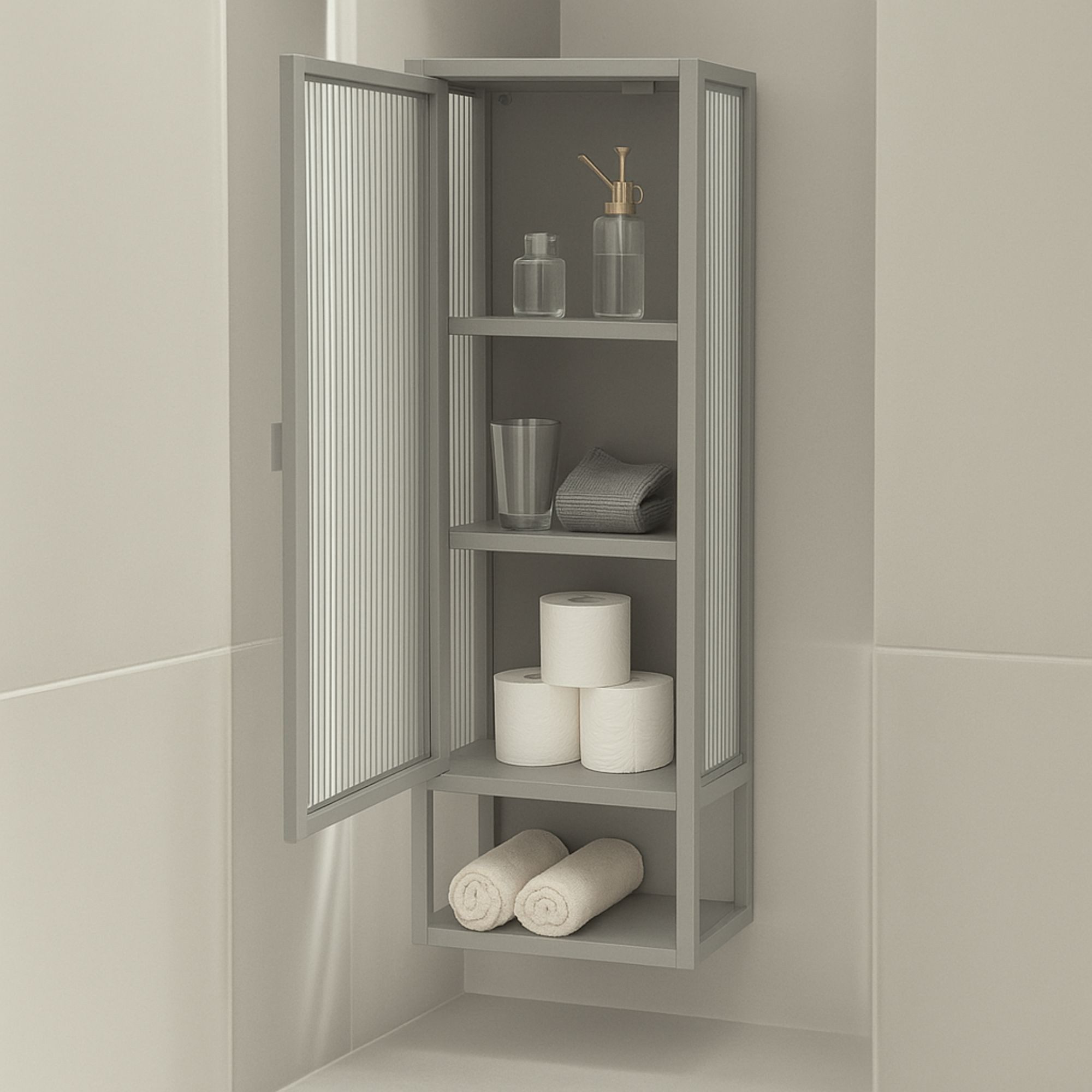 osoltus Raumteiler osoltus Wandschrank Riffelglas Stahl Regal cube warm gre günstig online kaufen