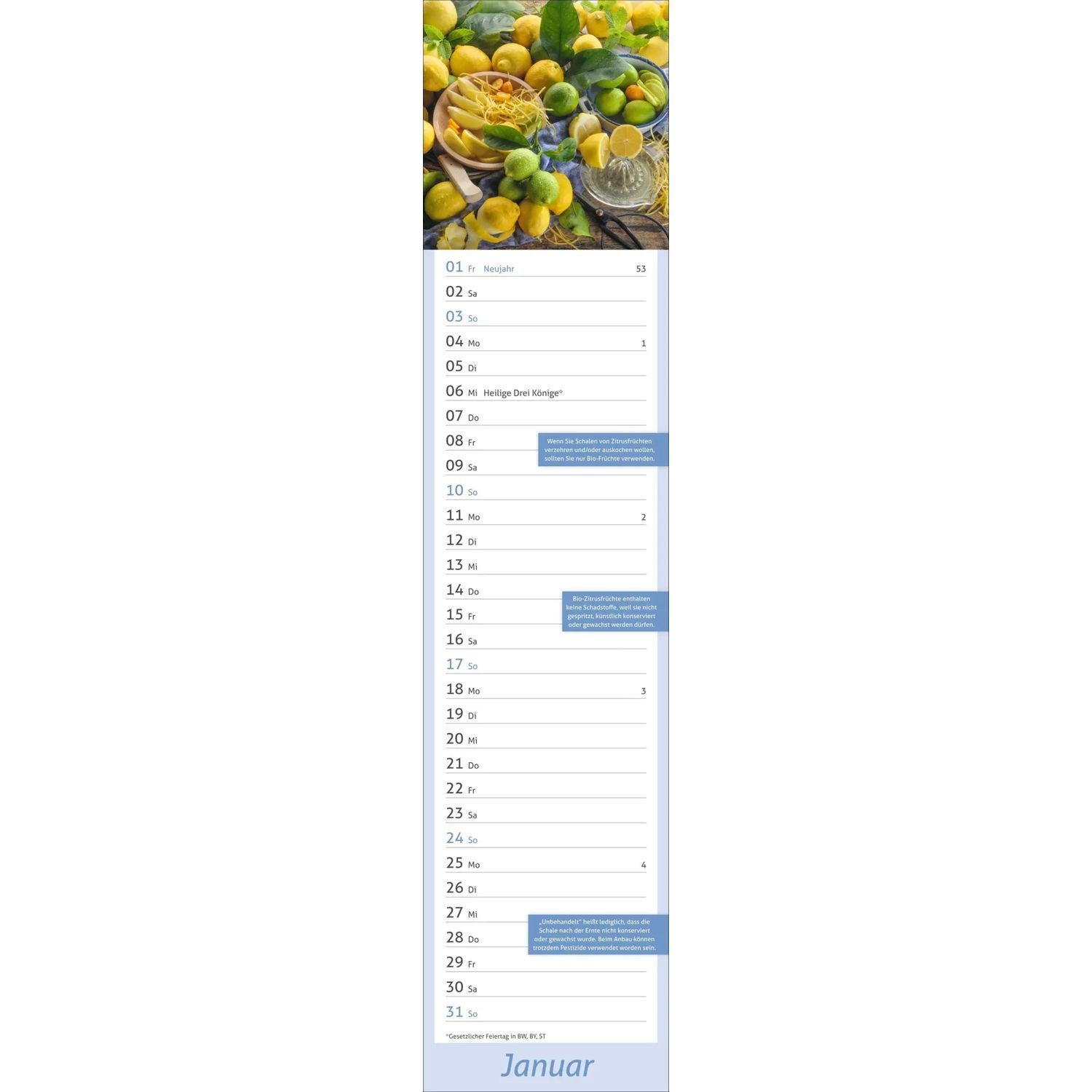 HEYE Wandkalender times&more Küche Langplaner 2027 – Bild 2 von 5