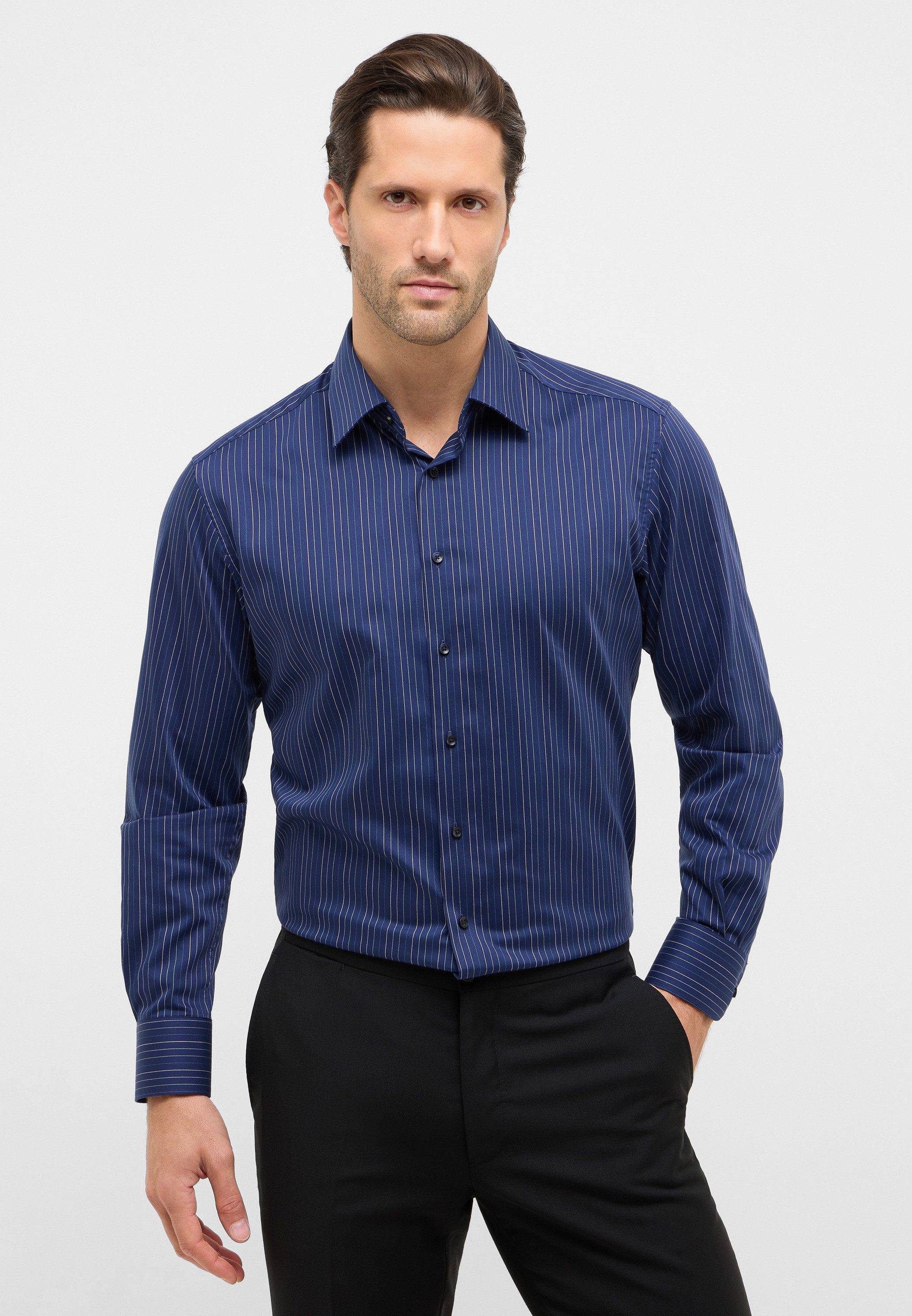 Eterna Langarmhemd MODERN FIT NON IRON (bügelfrei) günstig online kaufen