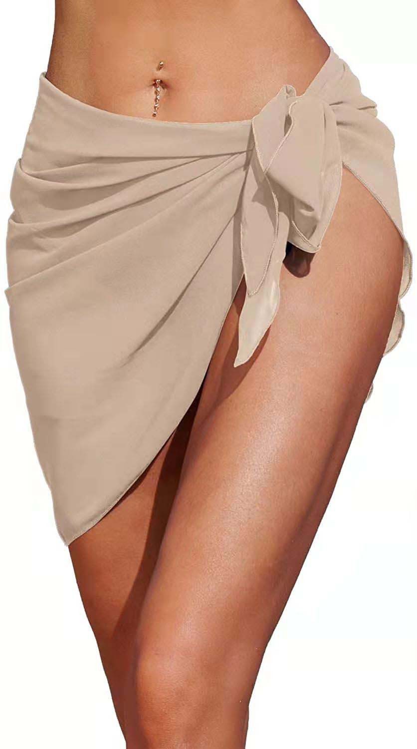 Oemmn Sarong Damen Strand Sarong Tuch Wrap Vertuschung Wickelrock Beach