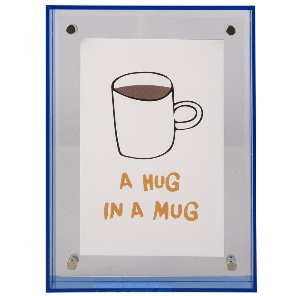 MICA Bilderrahmen Acryl Bilderrahmen - blau - 1 Stück