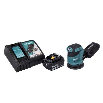 Makita Exzenterschleifer DBO 180 RM1 Akku Exzenterschleifer 18 V 125 mm + 1x Akku 4,0 Ah + Lad