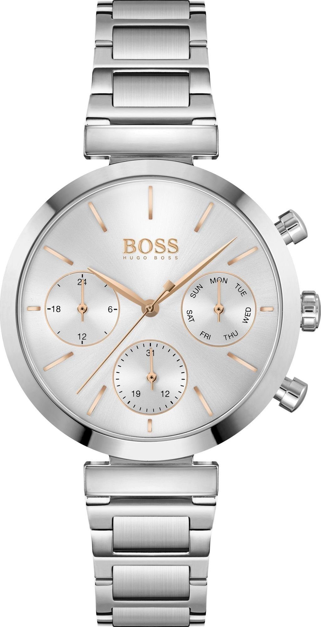 Damen Uhren BOSS Quarzuhr Boss FLAWLESS 1502530 Damenarmbanduhr