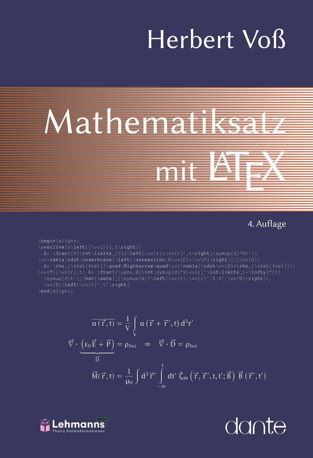 Mathematiksatz mit LaTeX / Herbert Voss