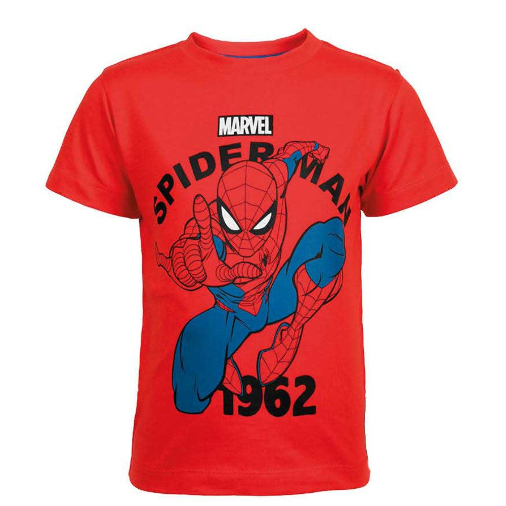 Print-Shirt Marvel Spiderman T-Shirt Kurzarm Kinder Jungen Shirt