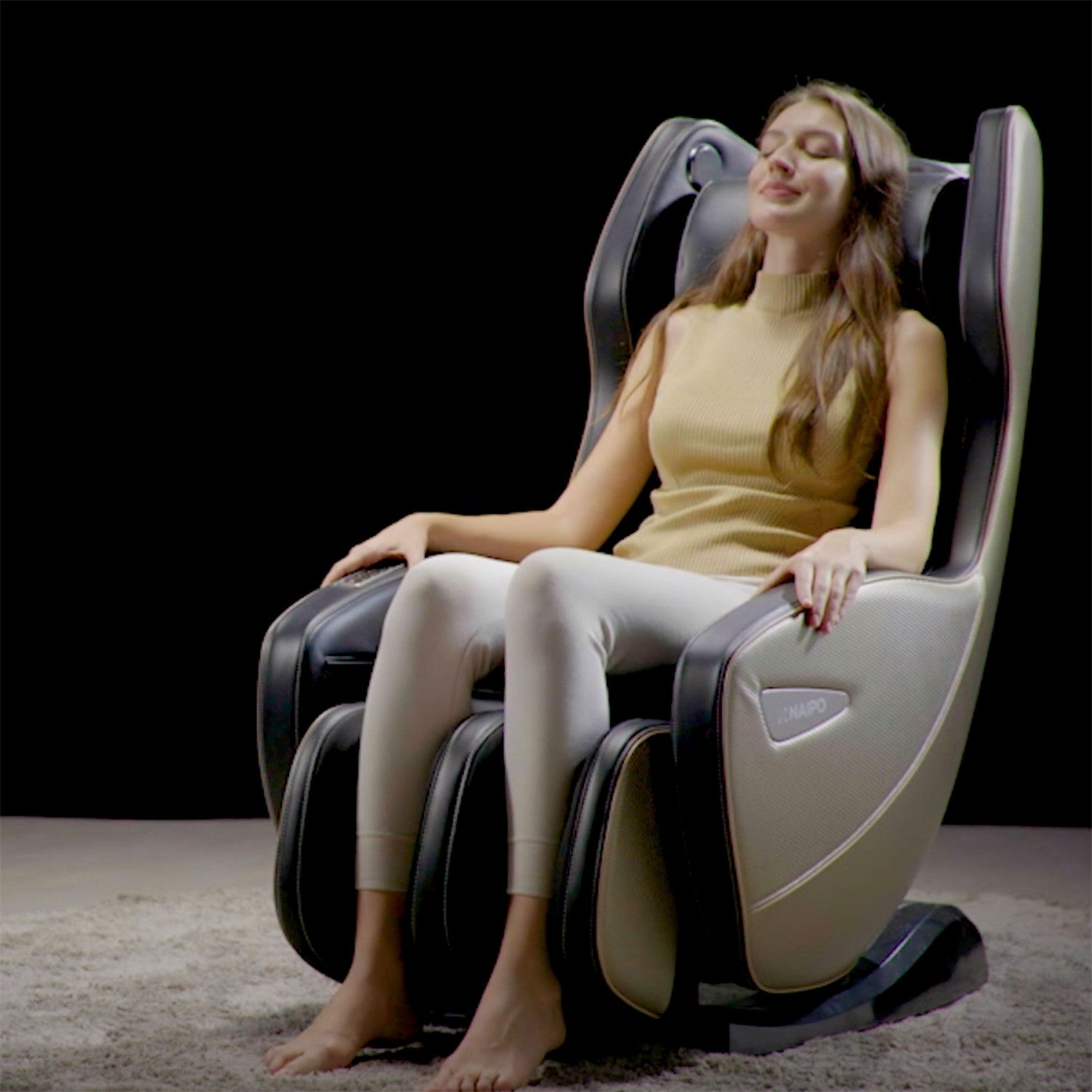 NAIPO Massagesessel, Massagestuhl mit Liegeposition, Bluetooth, günstig online kaufen