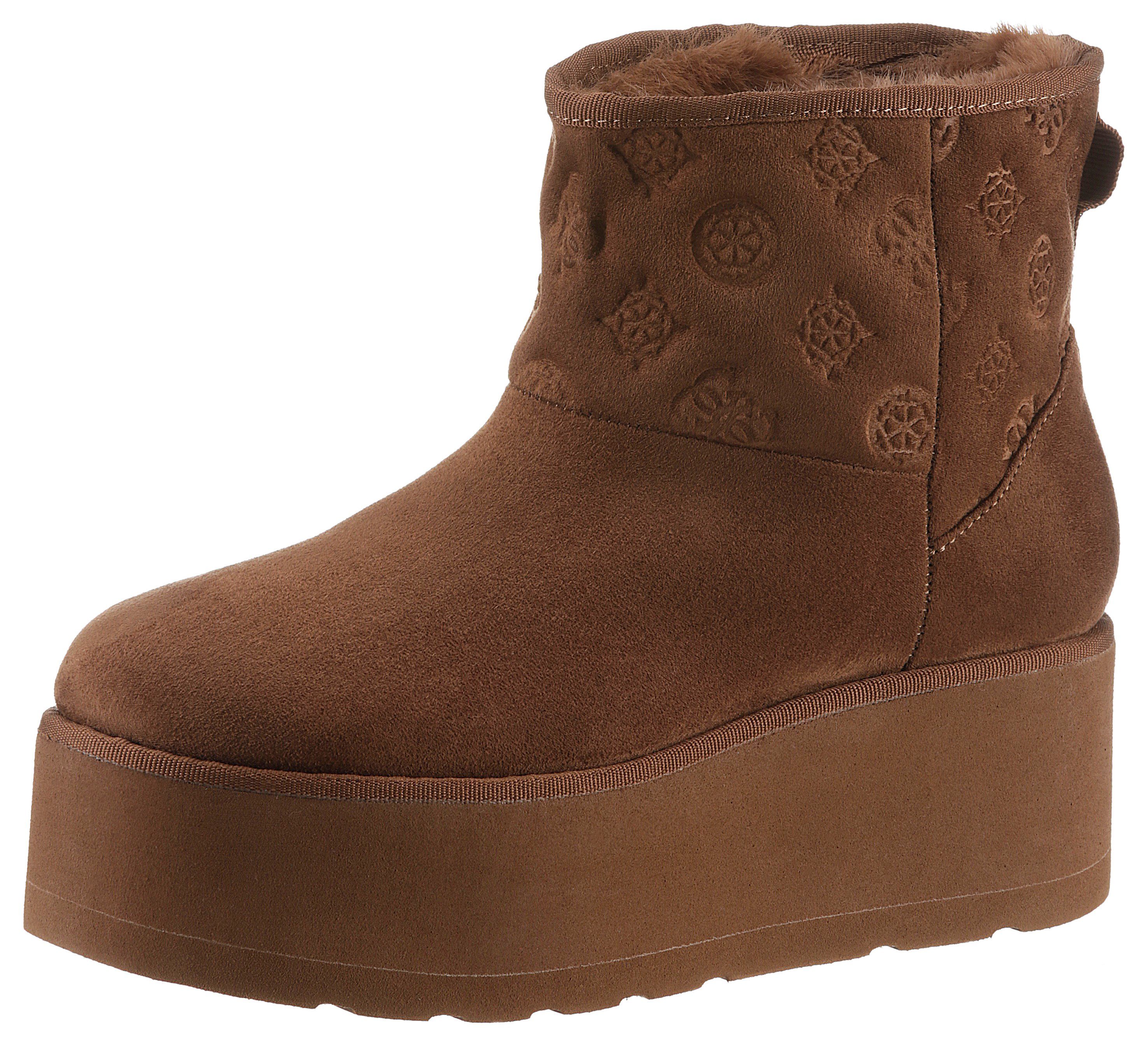 JILLA Winterboots Guess Leder-Innensohle mit