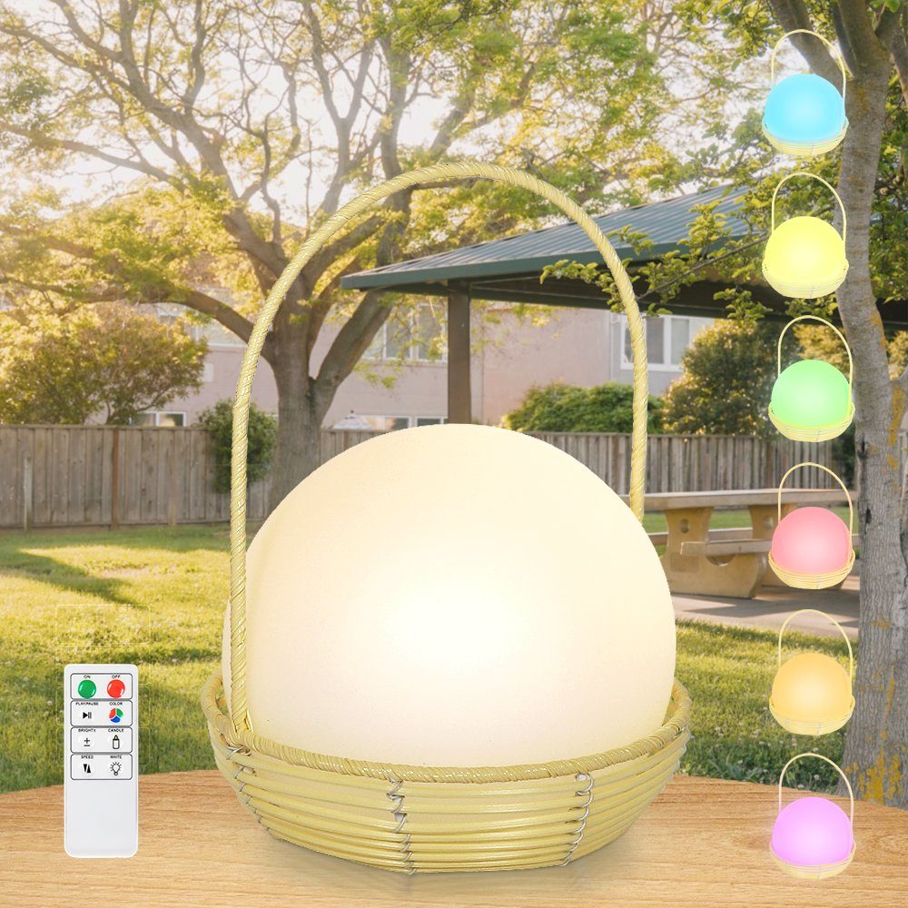 MALUX LED Tischleuchte Led Akku Tischlampe Outdoor Lampe für Ihr Haus und  Garten, Hotel