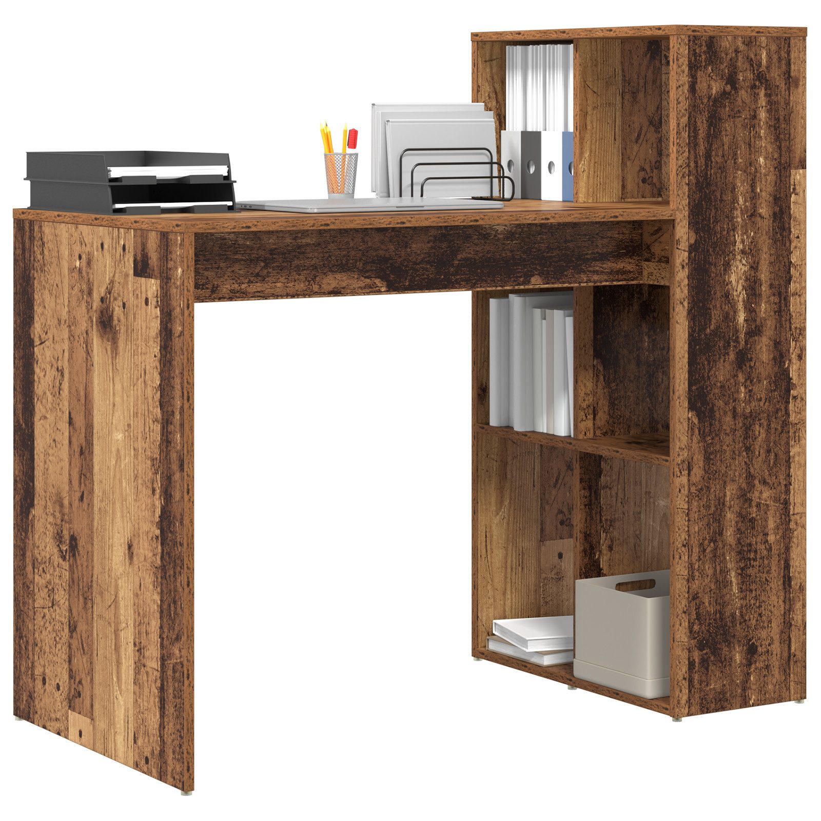 vidaXL Schreibtisch Schreibtisch Altes Holz Holzwerkstoff günstig online kaufen