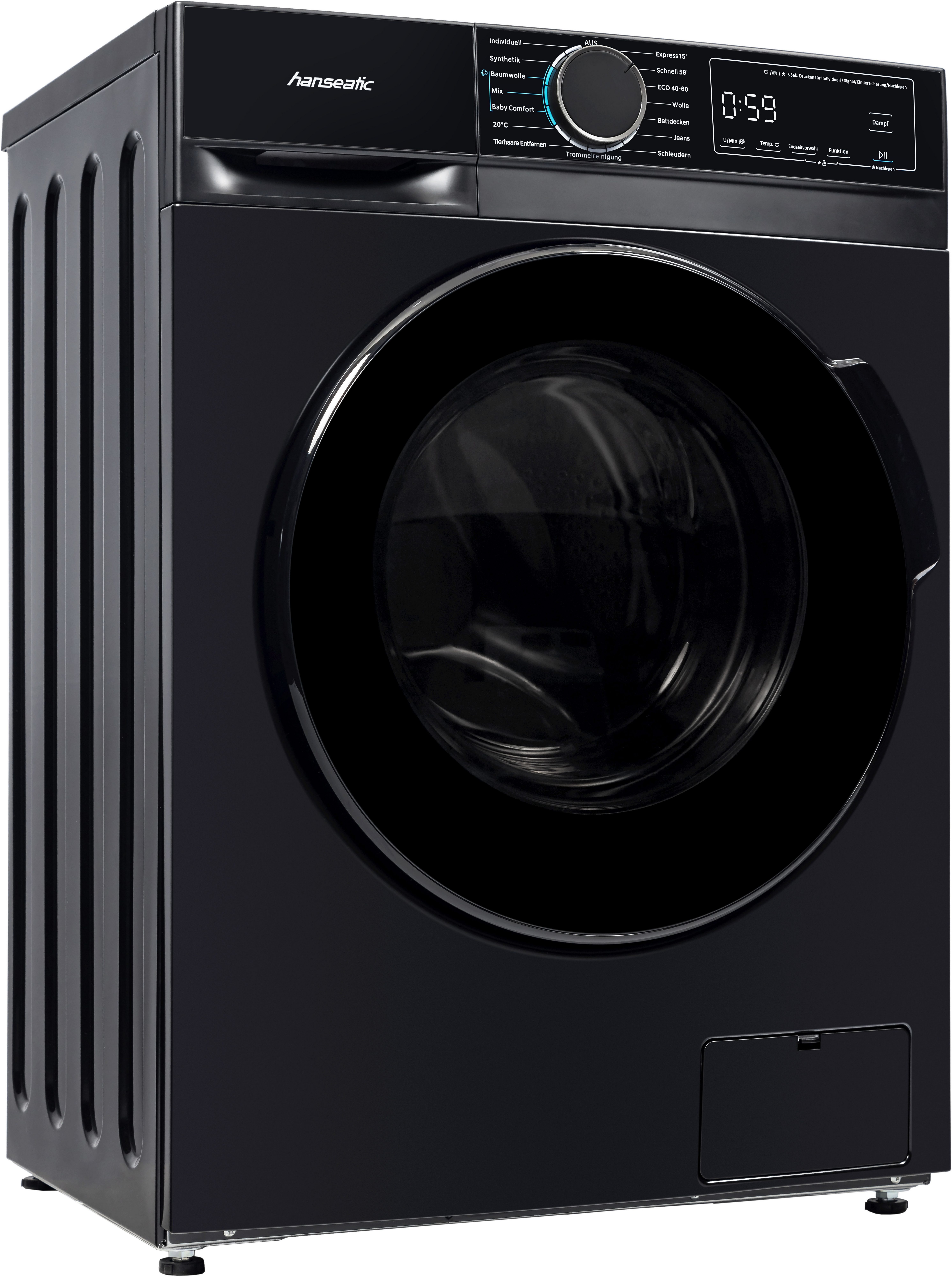 Hanseatic Waschmaschine HWMA714ABI, 7 kg, 1400 U/min, Überlaufschutzsystem