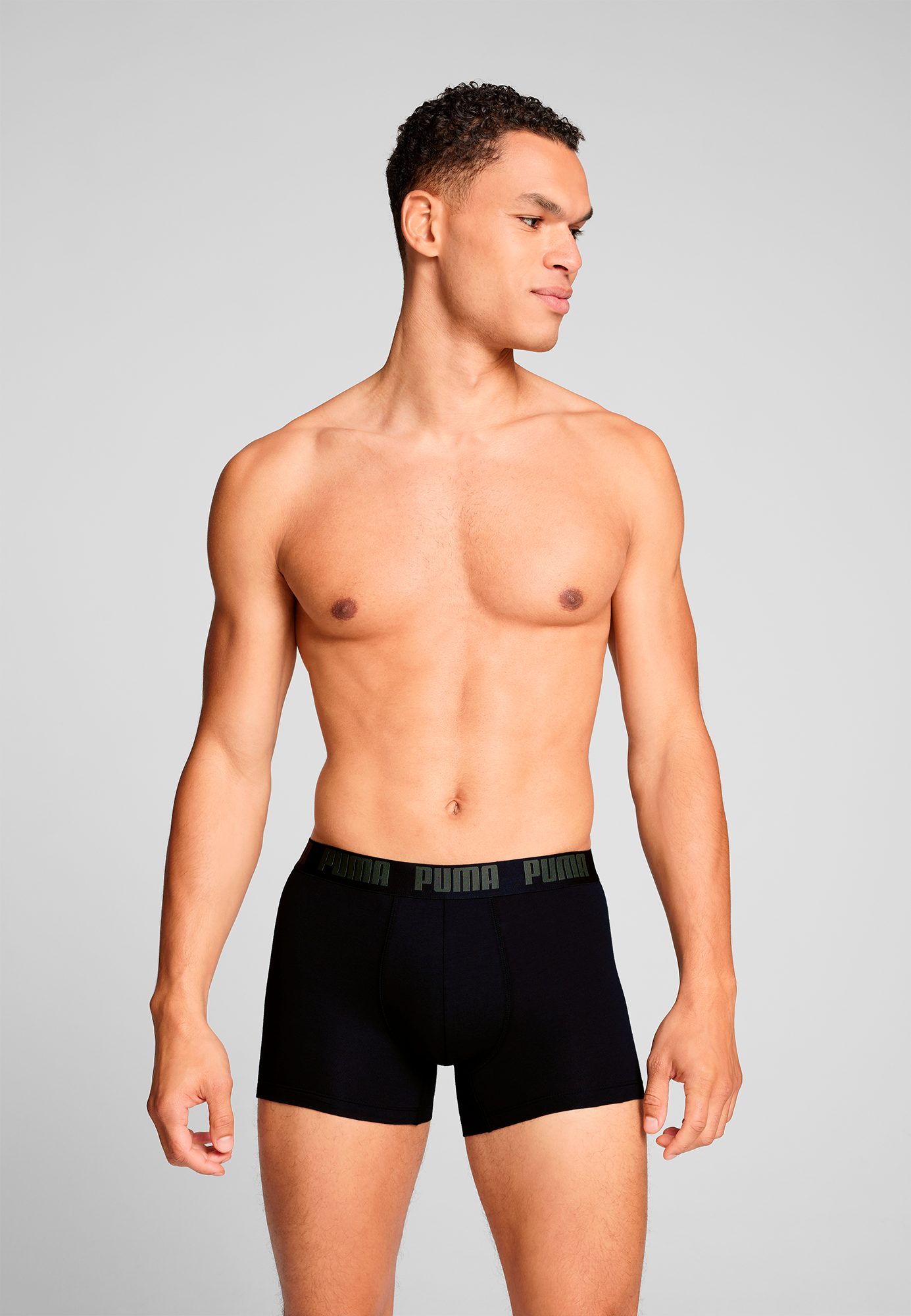 PUMA Boxershorts PUMA MEN EVERYDAY BASIC BOXERS 2P (2er Pack) mit Logobund günstig online kaufen