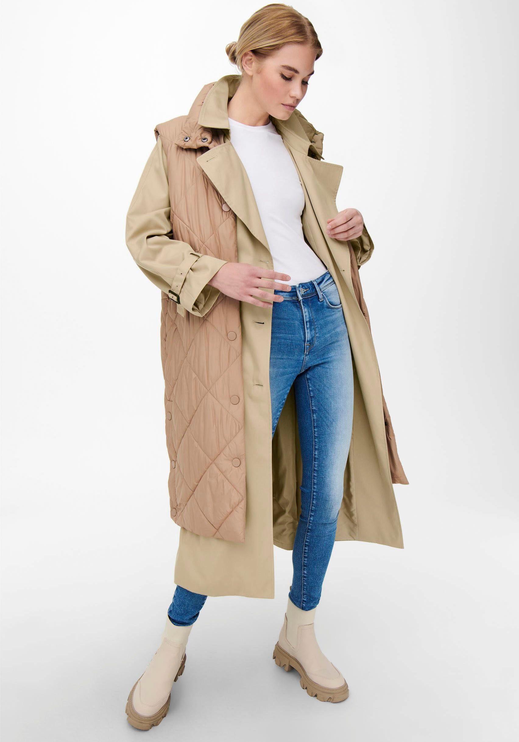 Trenchcoat B. ONLCHLOE OTW ONLY TRENCHCOAT DOUBLE NOOS