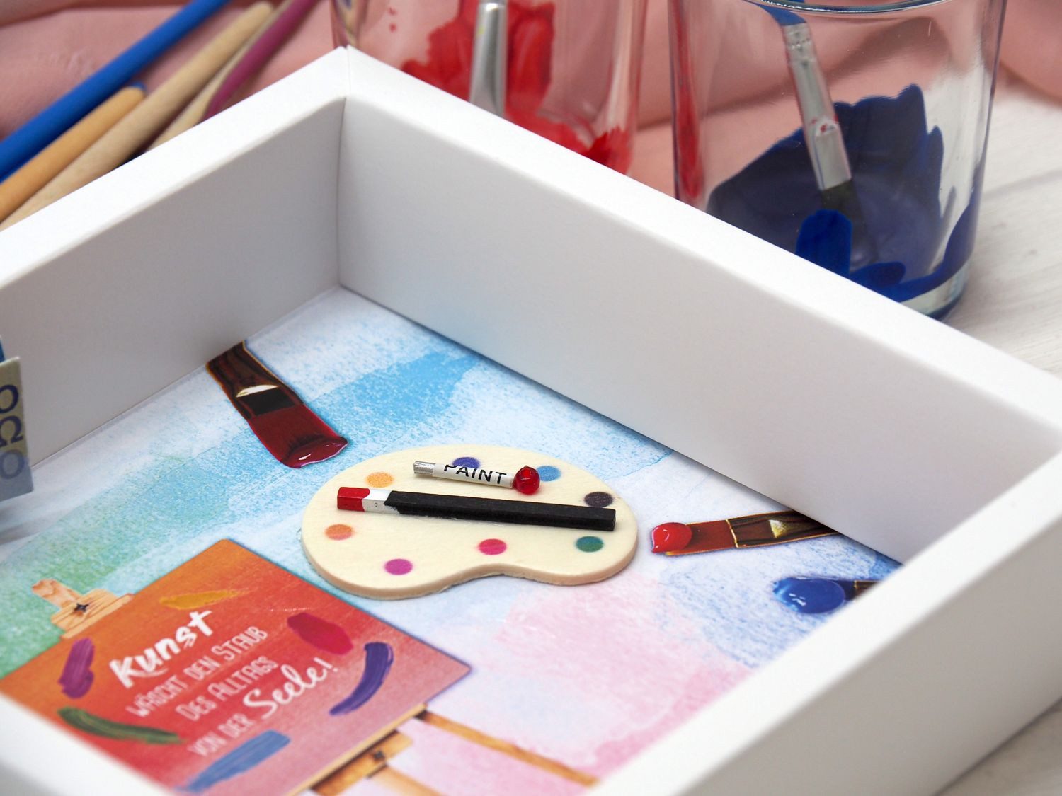 ZauberDeko Geschenkbox Geldgeschenk Malen Kunst Basteln Kreativität Geburtstag Künstler – Bild 5 von 5
